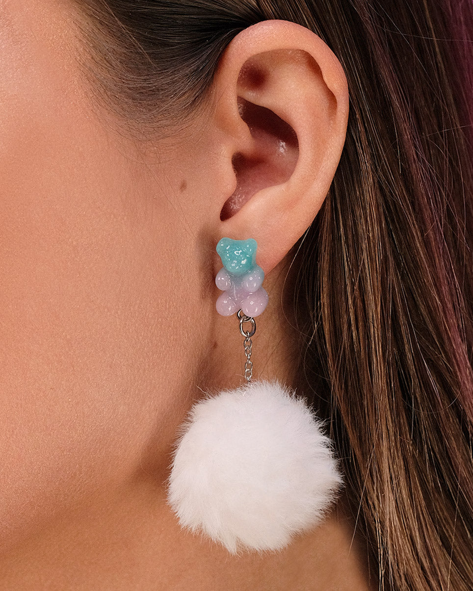 Your Teddy Gummy Bear Plush Earrings