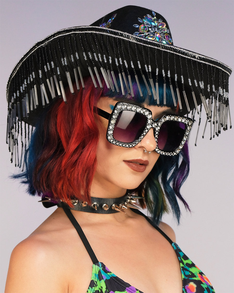 Night Rider Fringe Cowboy Hat