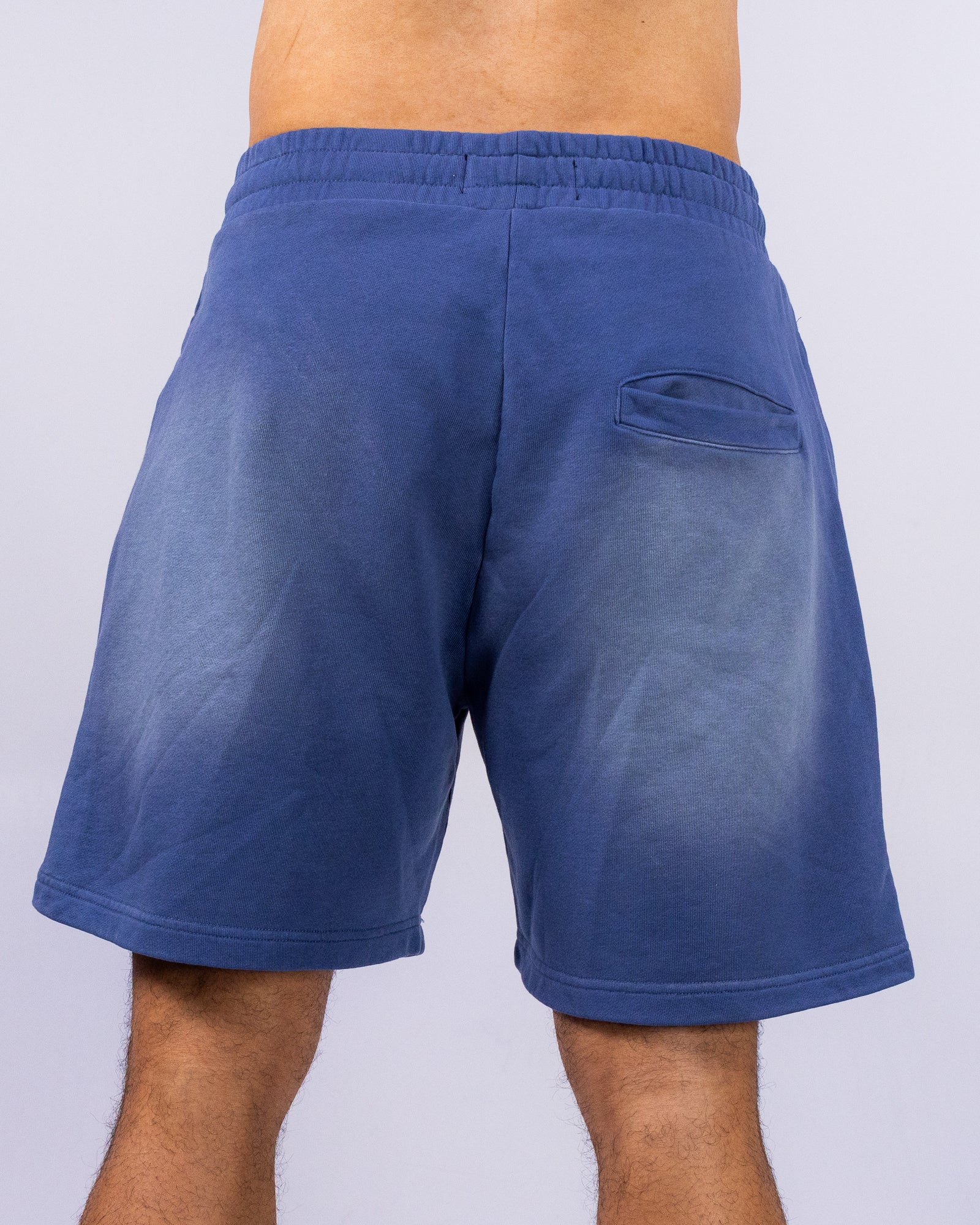 Earth First Men's Blue Graphic Shorts
