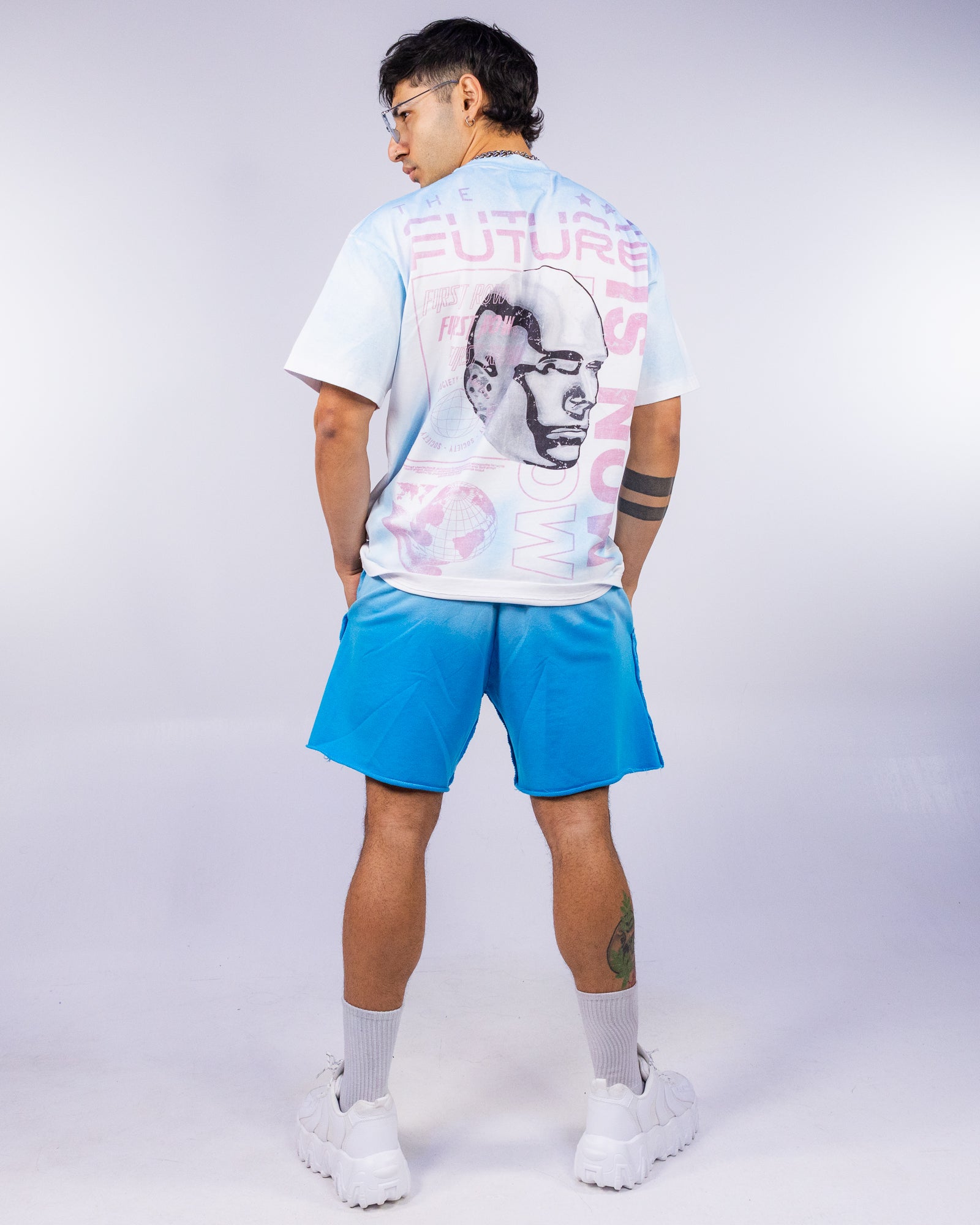 Future Humanity Men's Tie-Dye Washed Tee