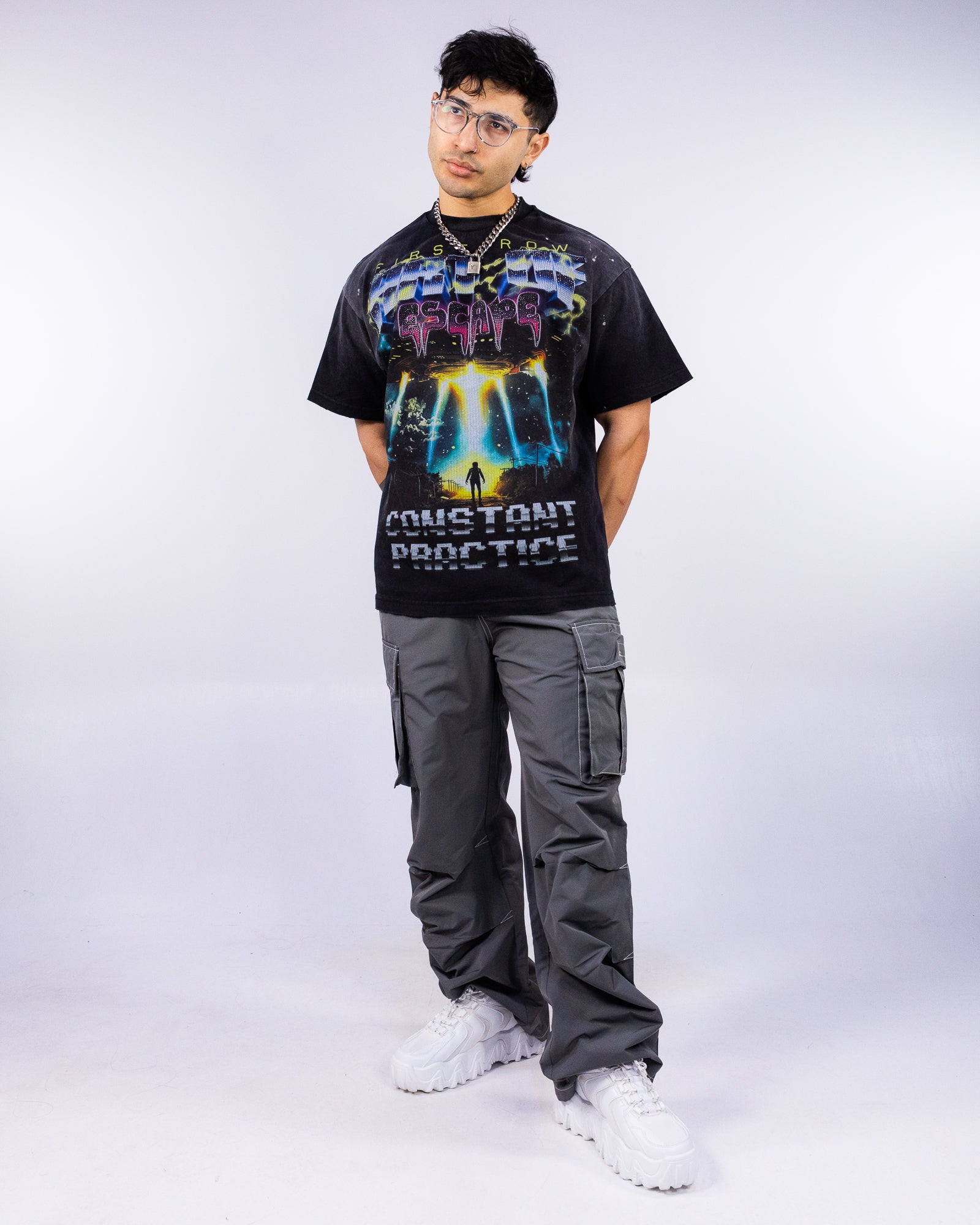 Art Of Escape Tour Men's Black Washed Tee