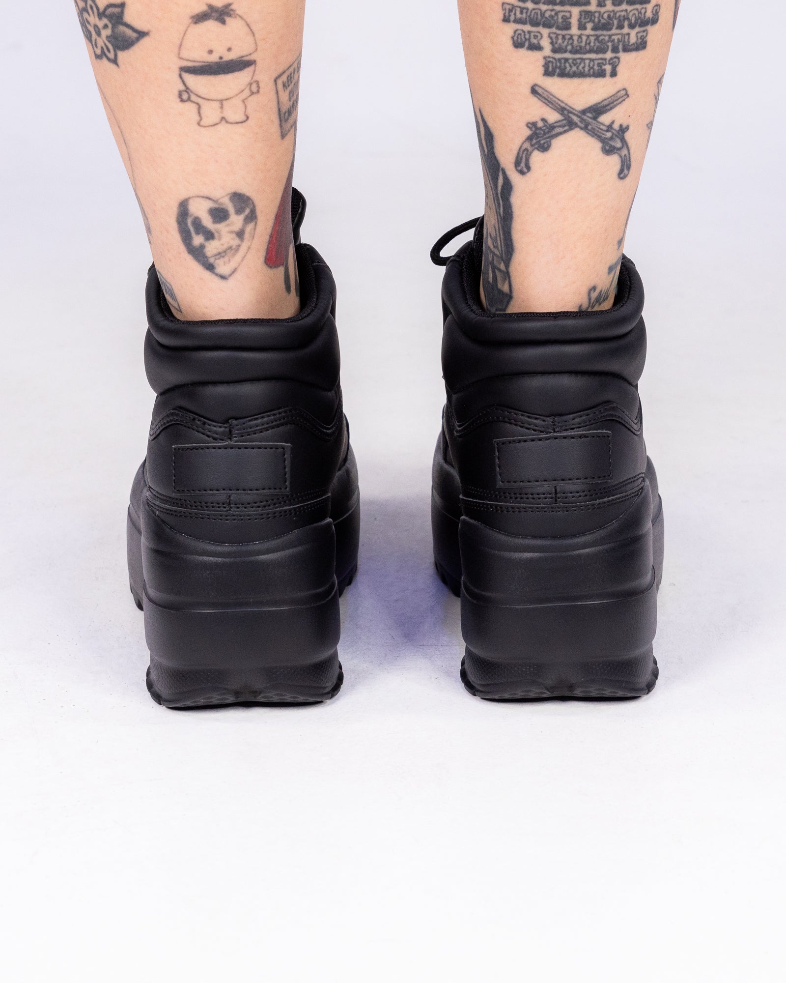 Black High Livin' Women's Hi Top Sneakers