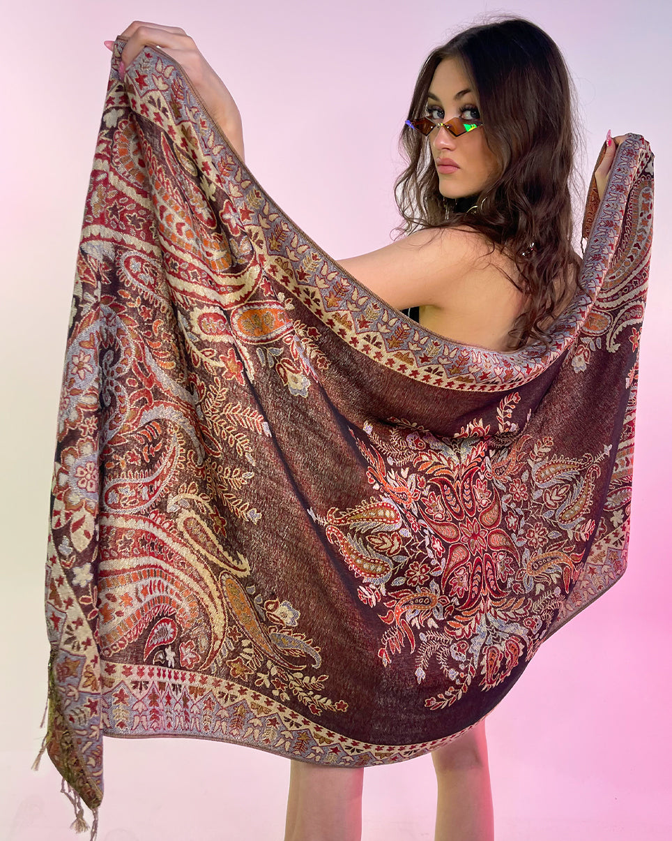 Classic Paisley Unisex Pashmina Scarf