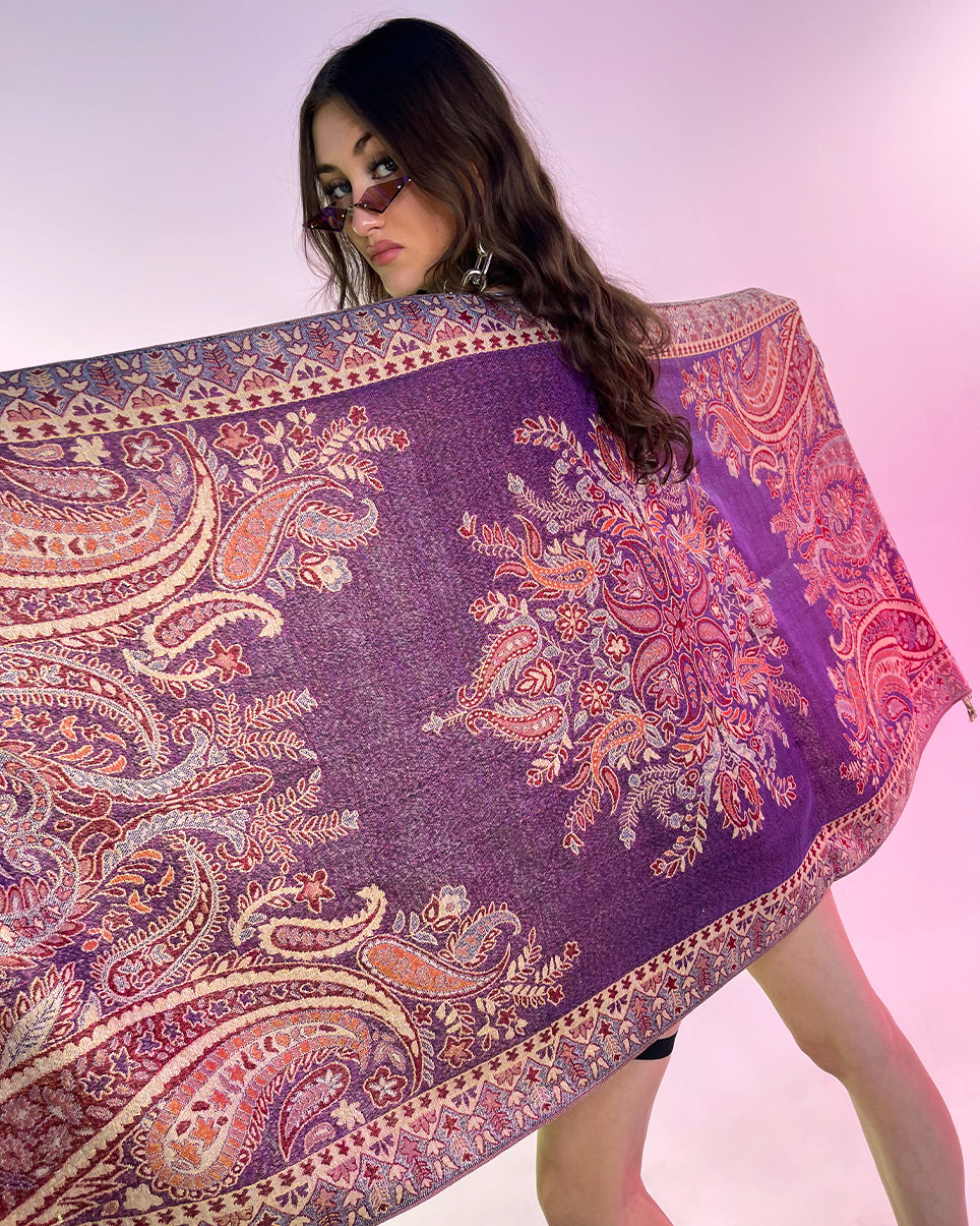 Classic Paisley Unisex Pashmina Scarf