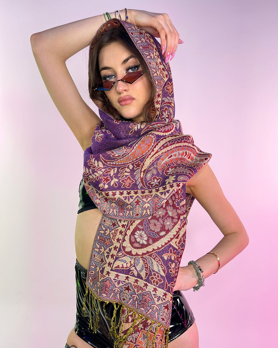 Classic Paisley Unisex Pashmina Scarf