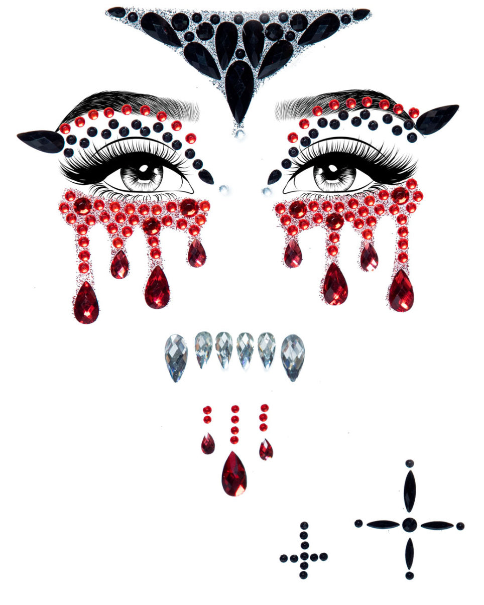 Vampire Blood Face Jewels