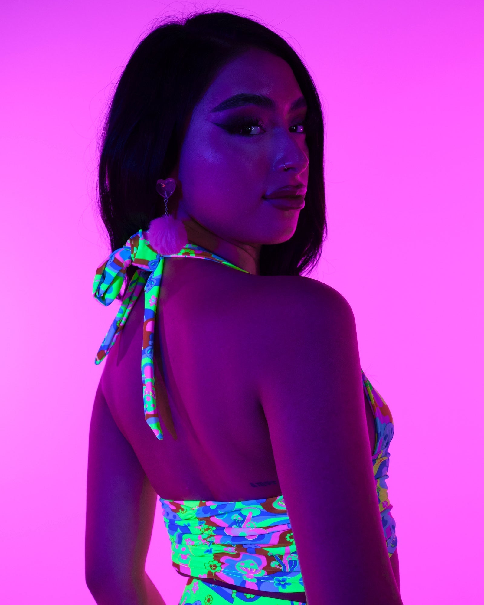 Psychedelic Psilocybin Halter Top