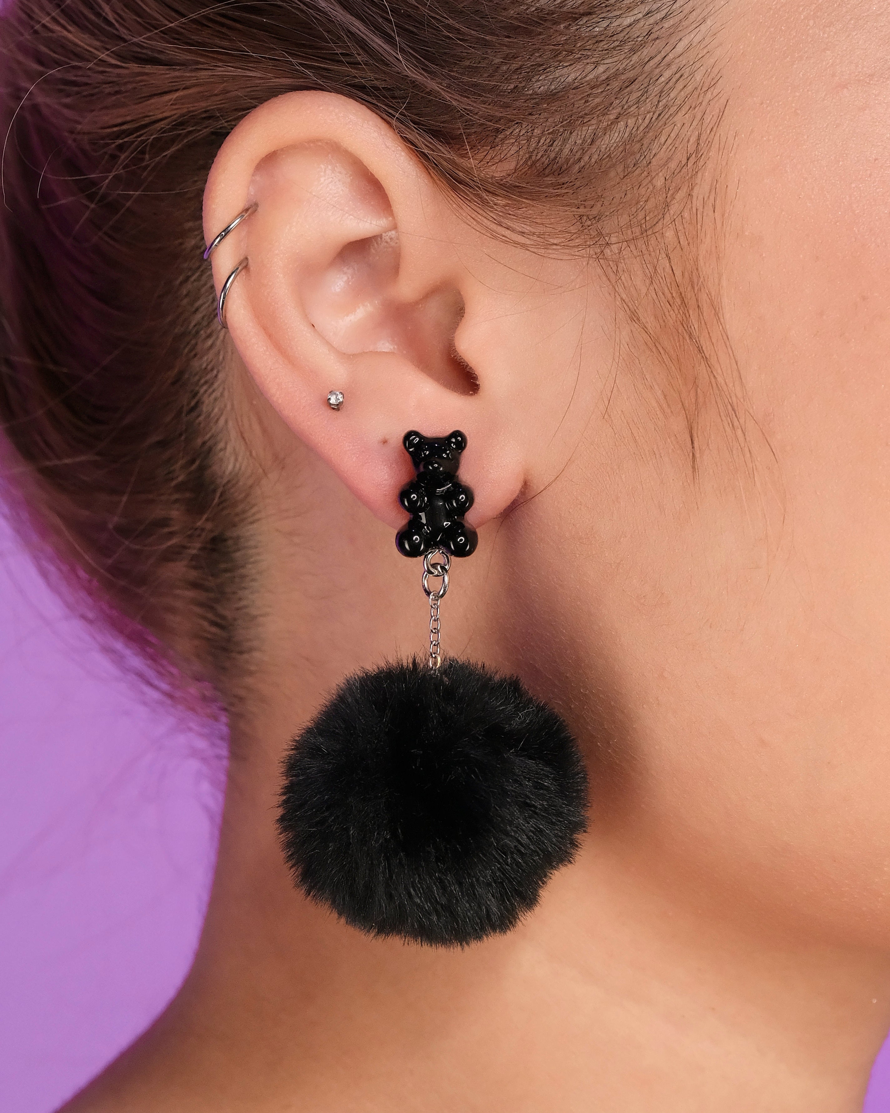 Your Teddy Gummy Bear Plush Earrings