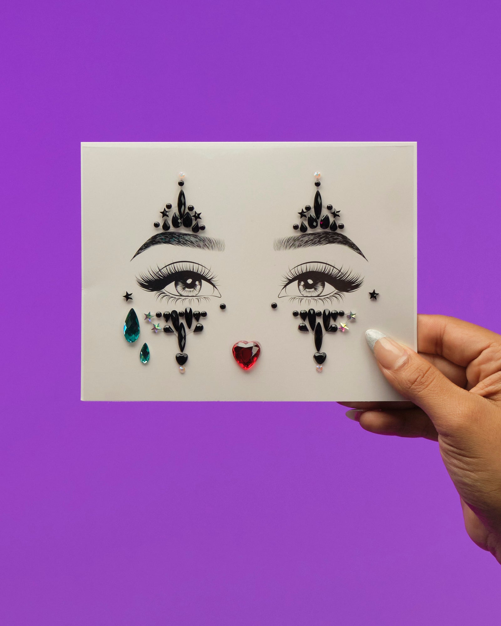 Tears Of A Clown Face Jewels