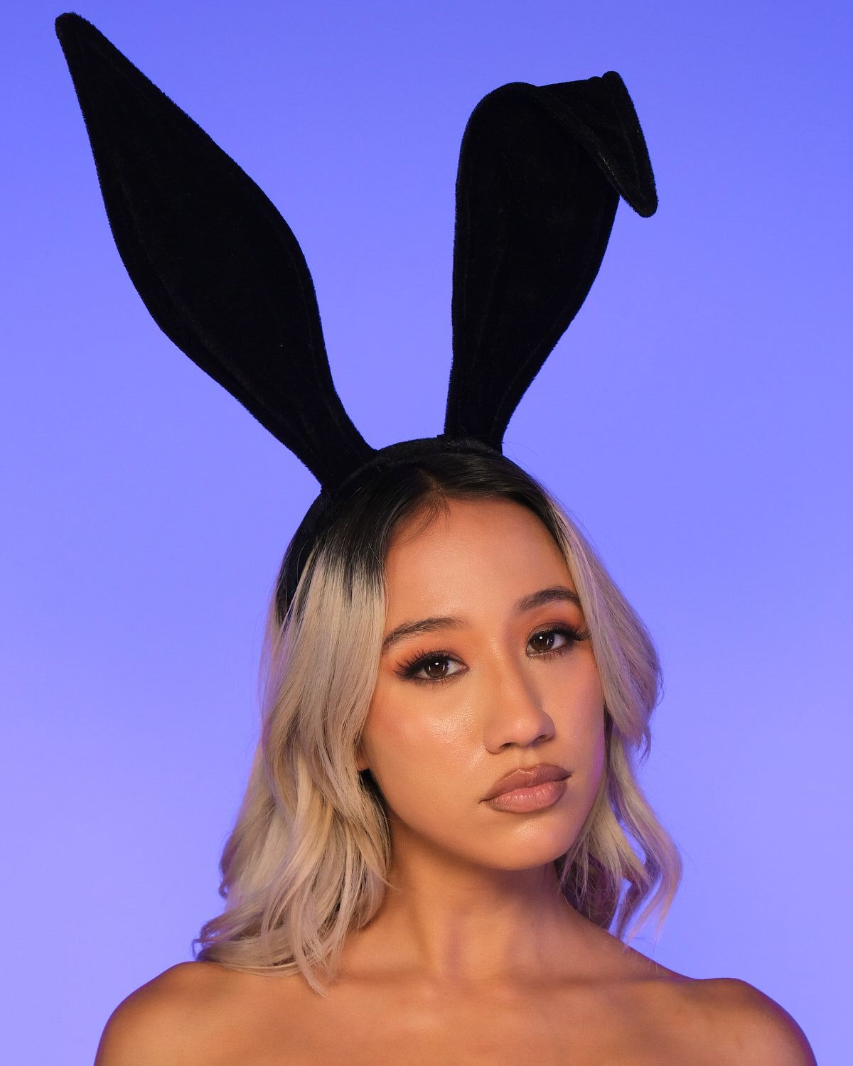 Velvet Bunny Ear Headband