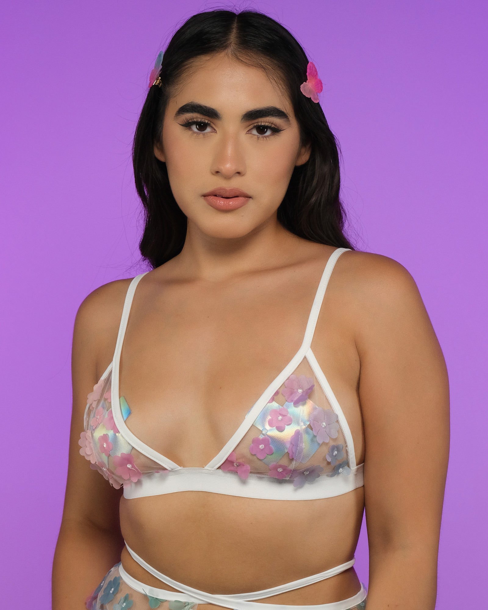 Flower Power Mesh Top