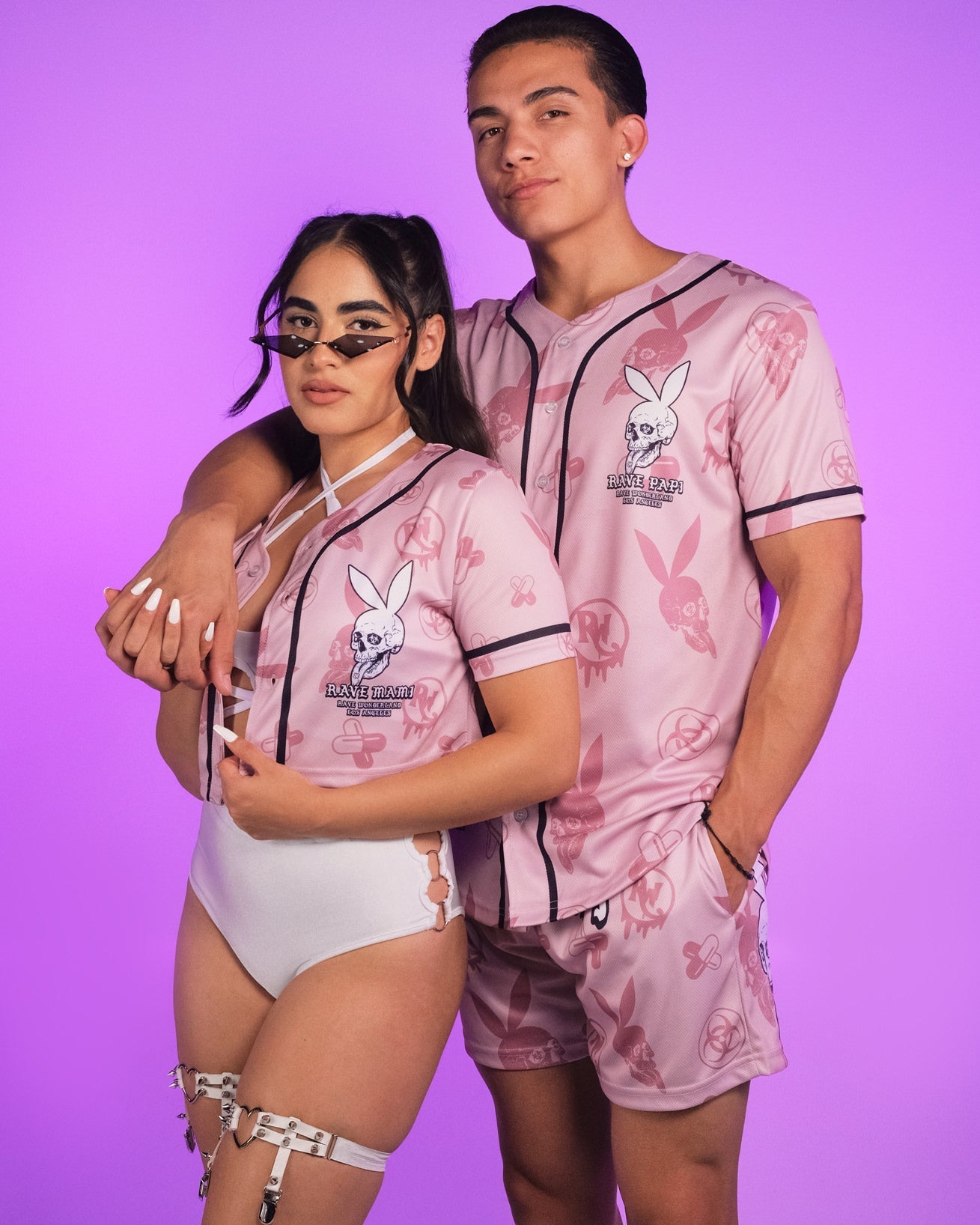 Rave Mami Pink Cropped Jersey