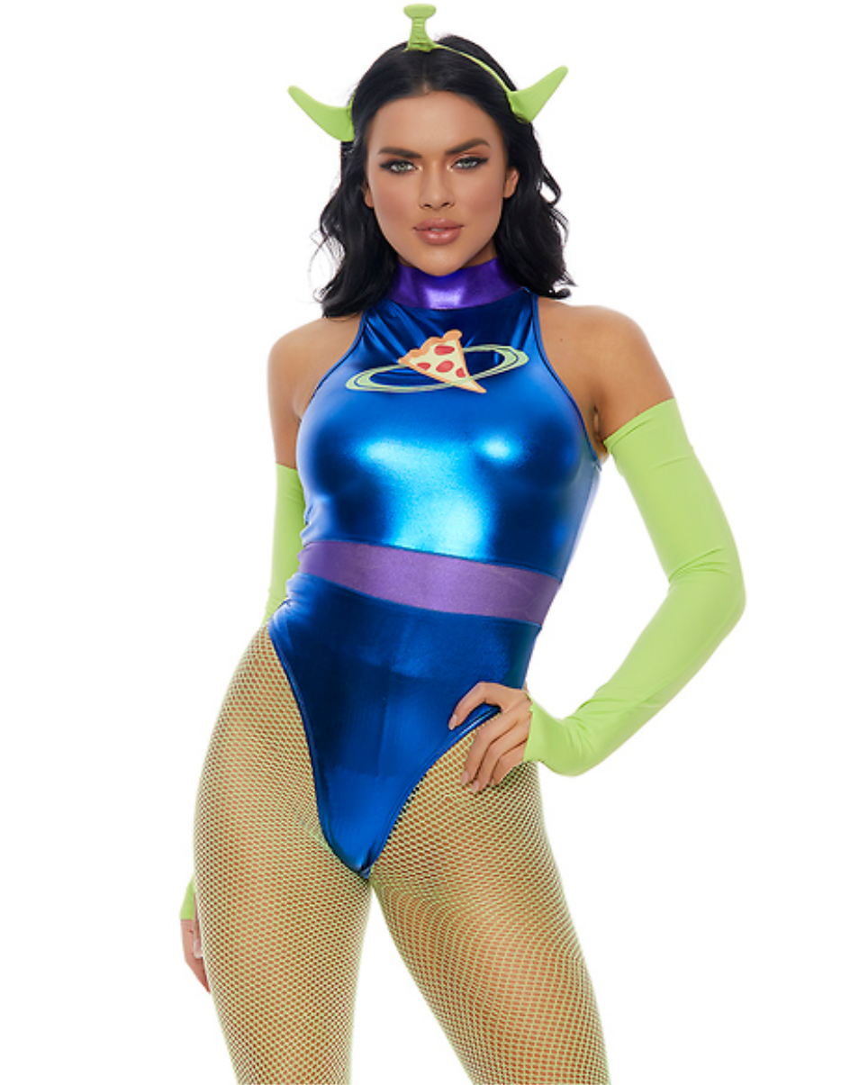 4pc Planet Of Pizza Character Costume
