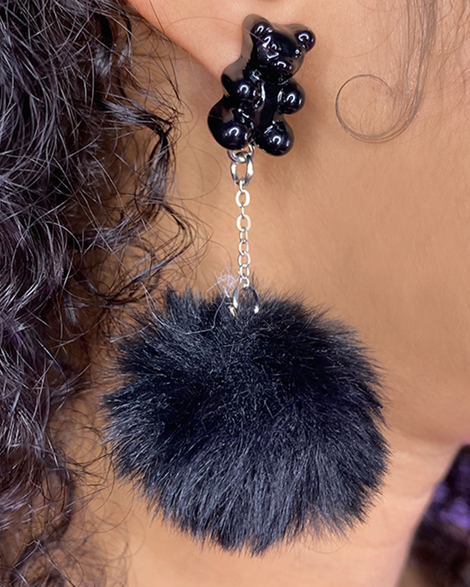 Your Teddy Gummy Bear Plush Earrings