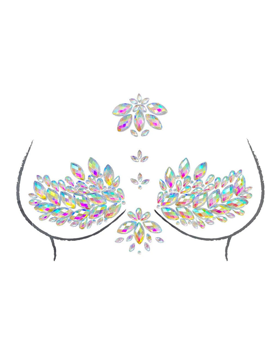 Ever Clear Iridescent Jewel Pasties