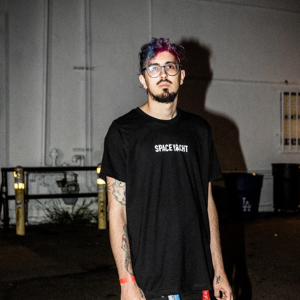 Space Yacht Black Logo Tee