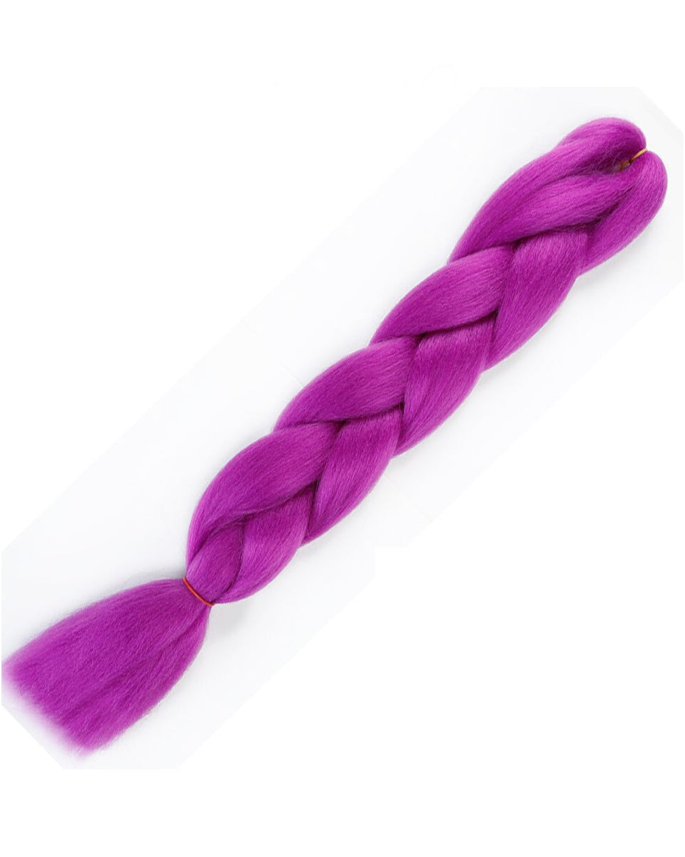 24" Purple Braiding Hair Extensions