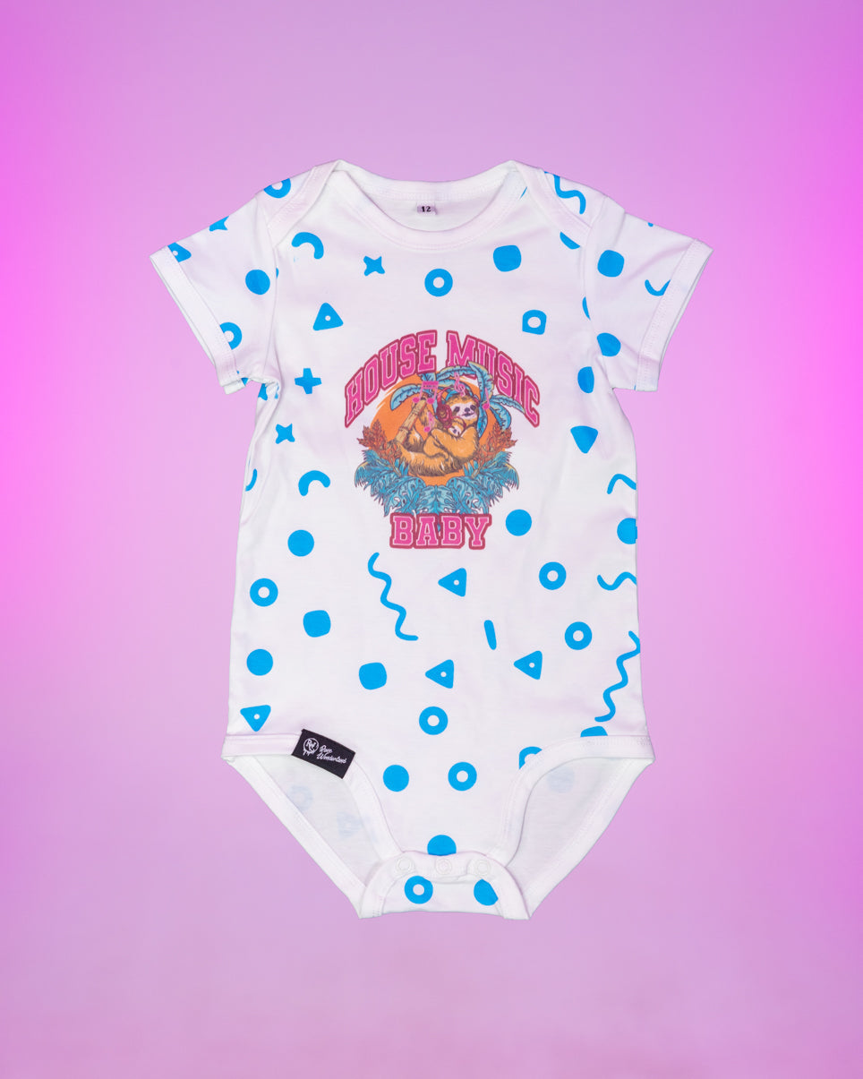 House Music Baby Onsie