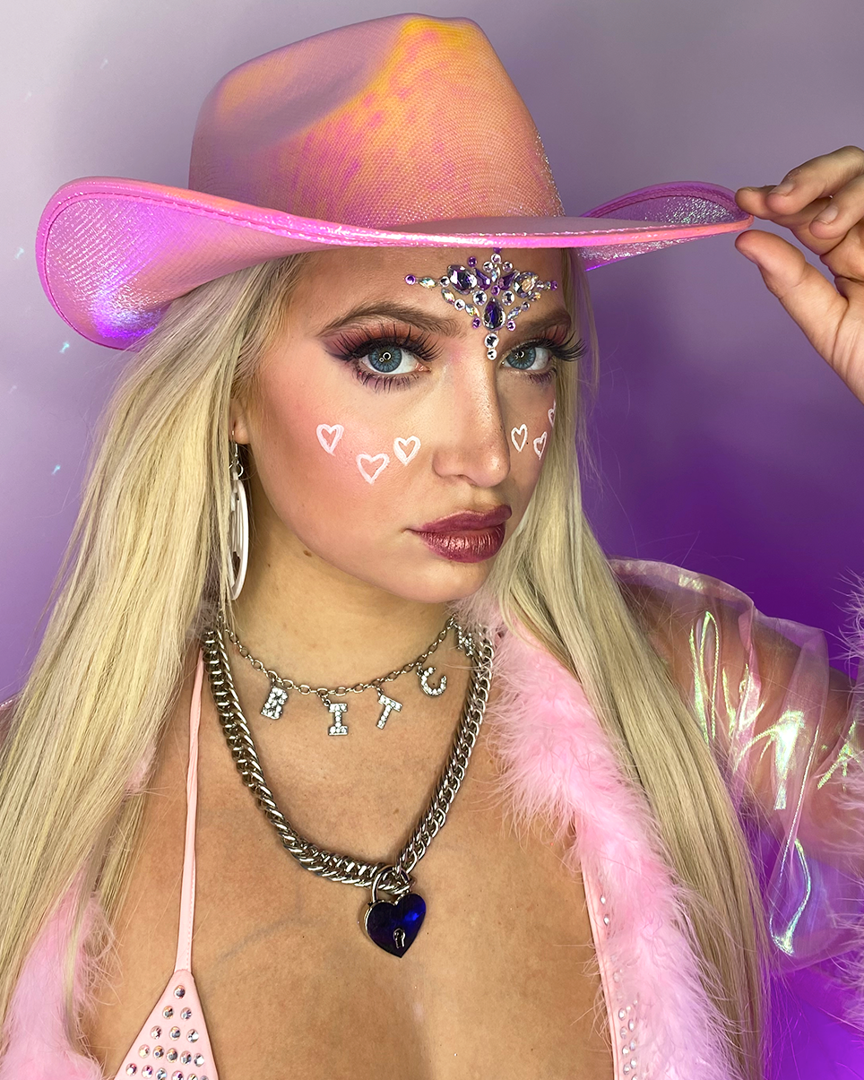 Gunslinger Iridescent Cowboy Hat