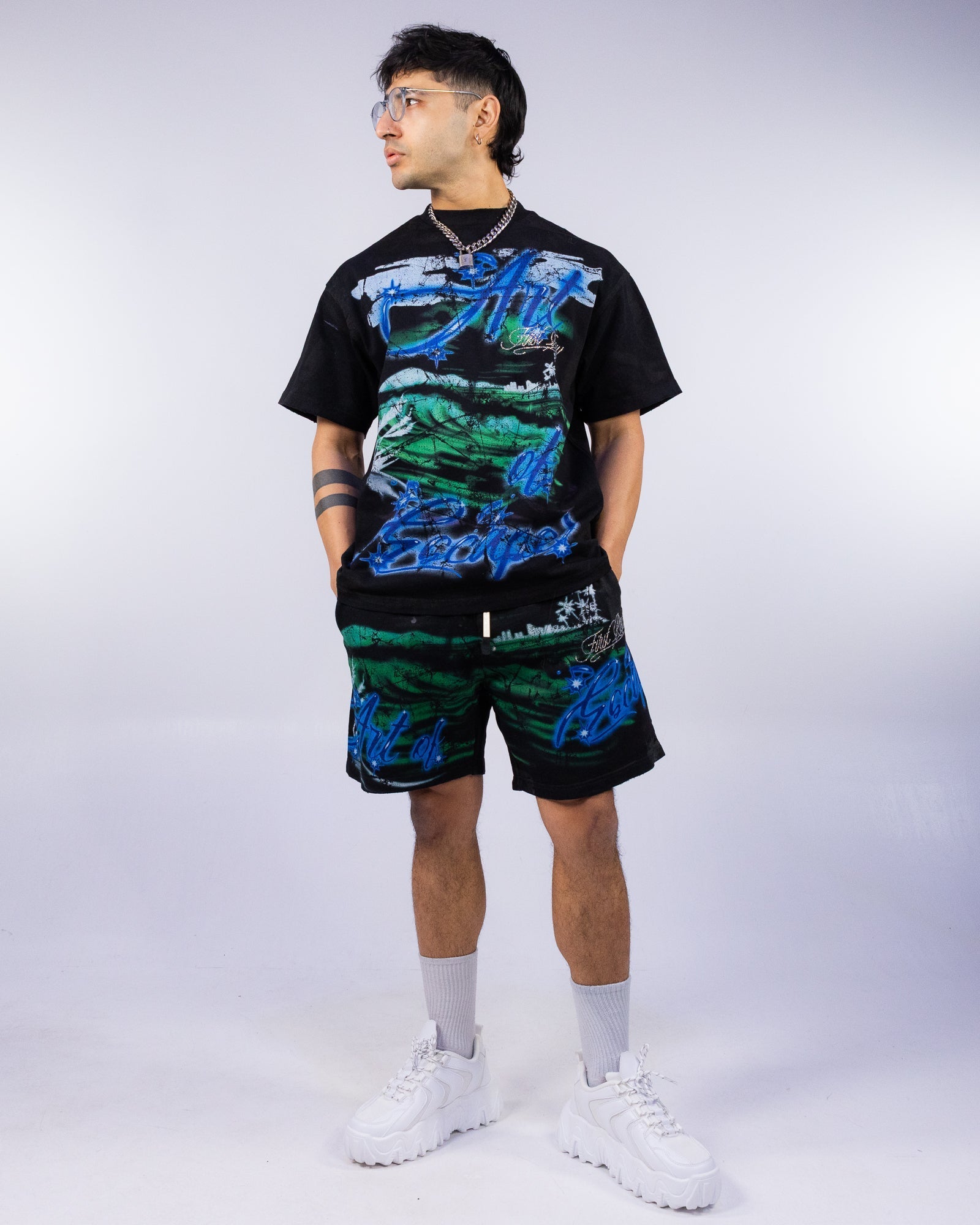 Art Of Escape Men's Black Washed Tee