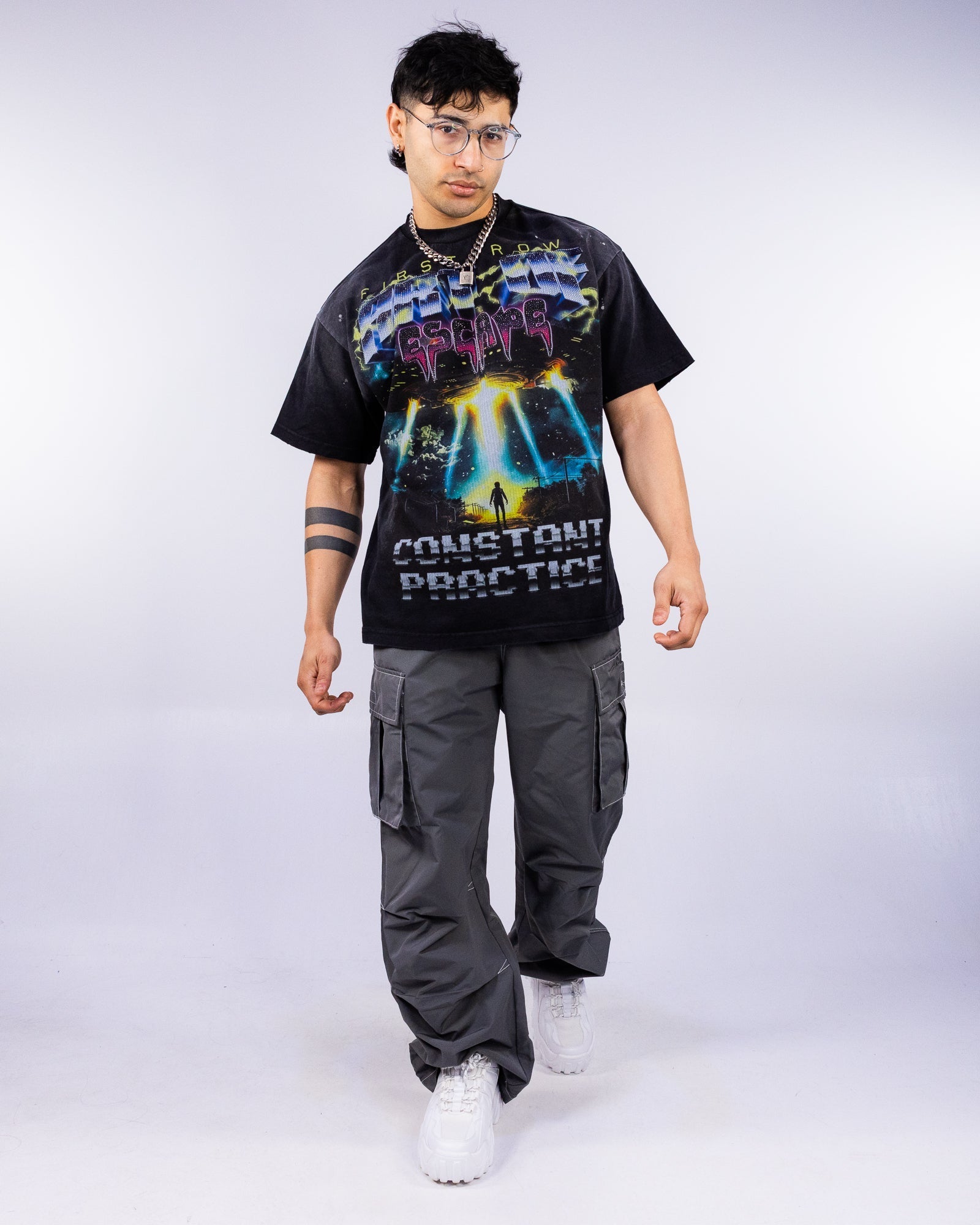 Art Of Escape Tour Men's Black Washed Tee