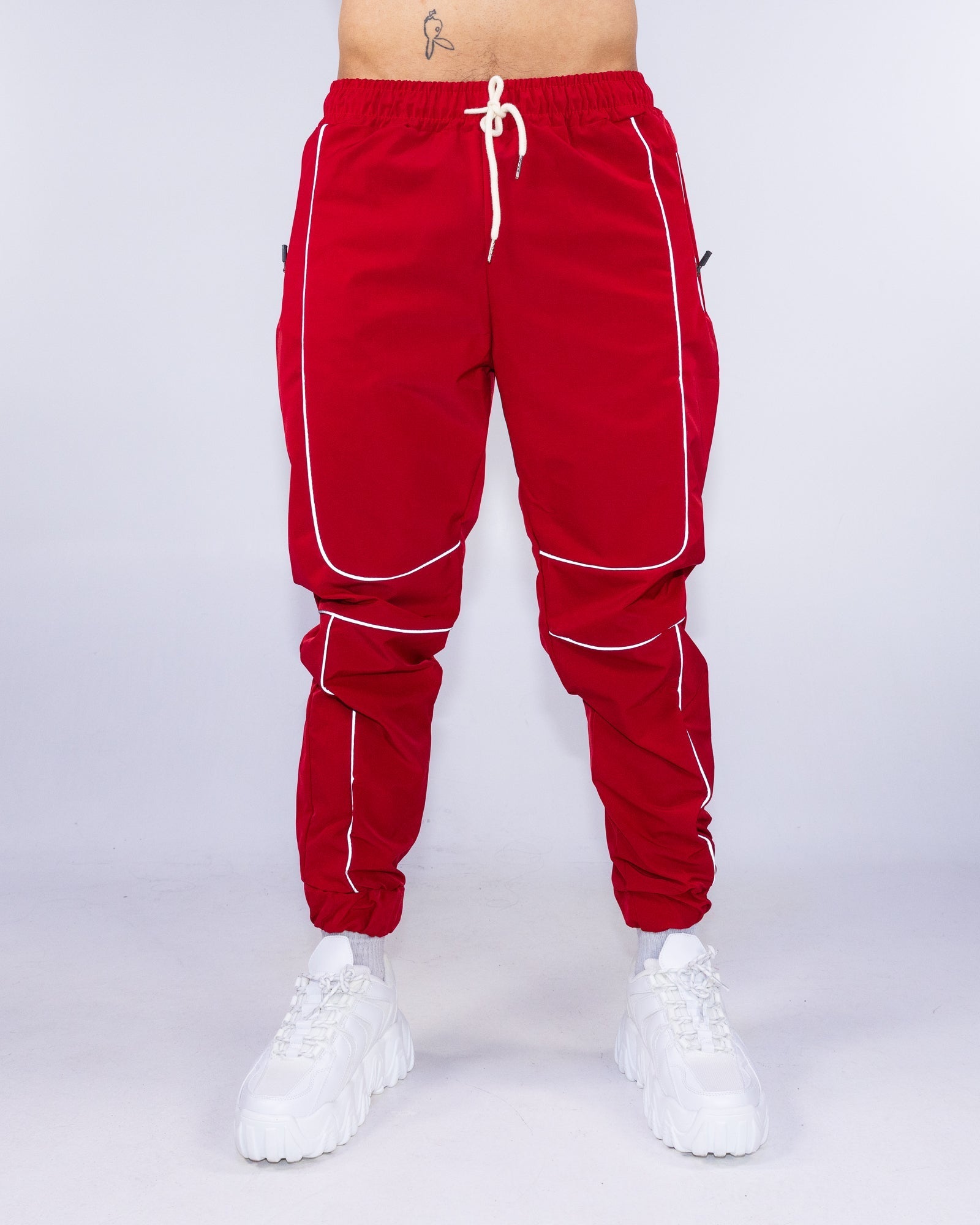 Red Reflective Unisex Joggers