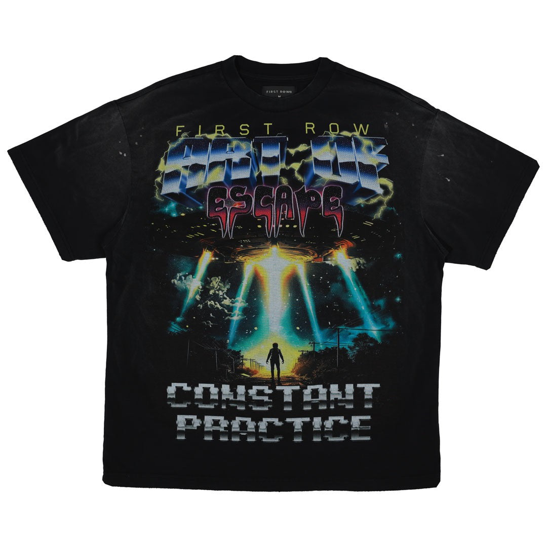 Art Of Escape Tour Men's Black Washed Tee