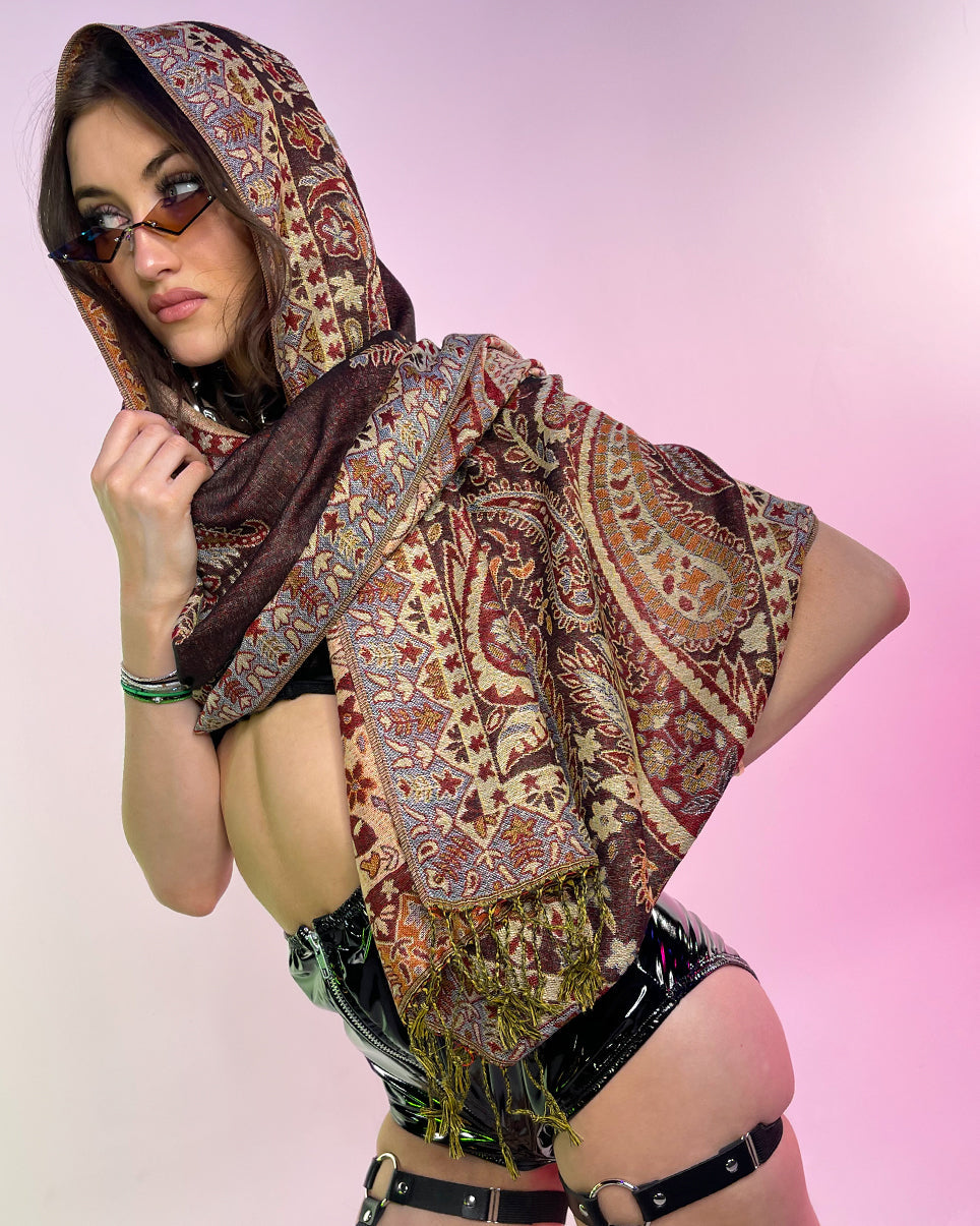 Classic Paisley Unisex Pashmina Scarf
