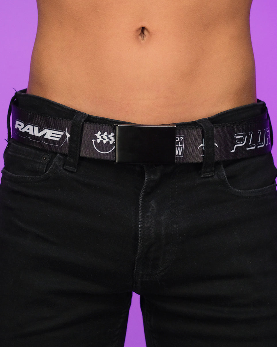 PLUR Rave Unisex Belt
