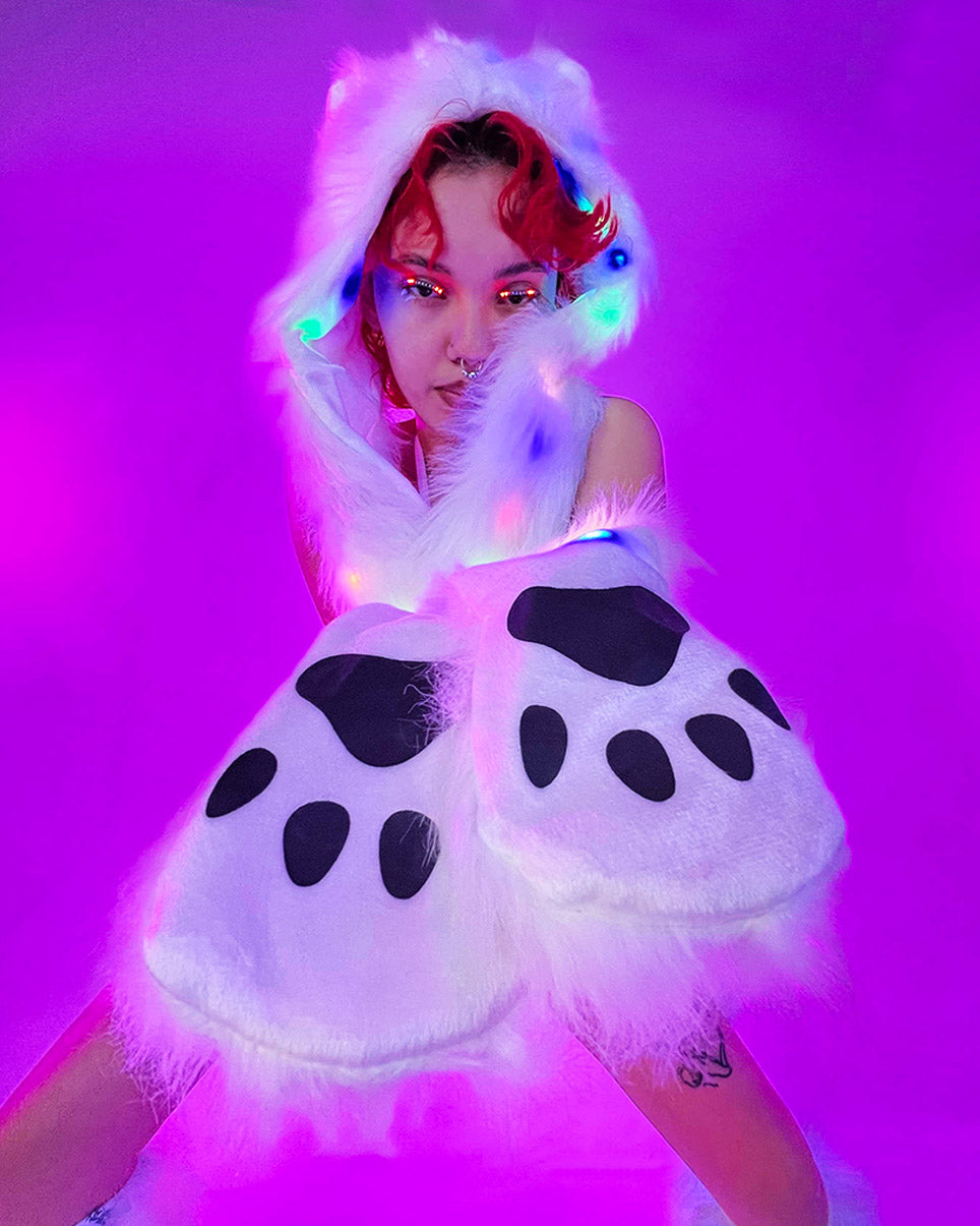 LED Wolf Hood