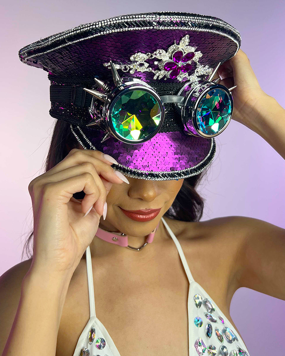 Desert Royal Sequin Captain Hat