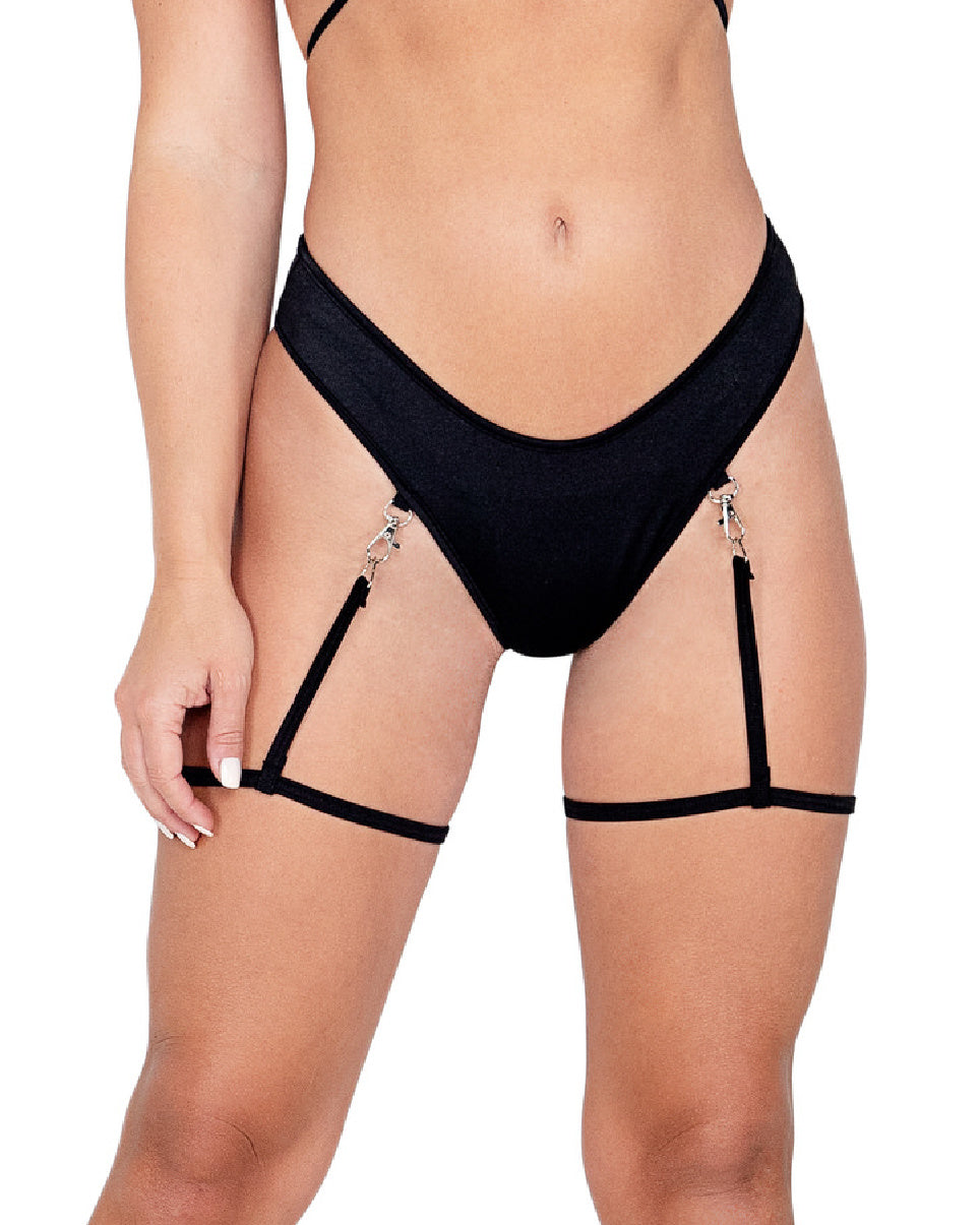 Candy Lane Gartered Clip-On Shorts