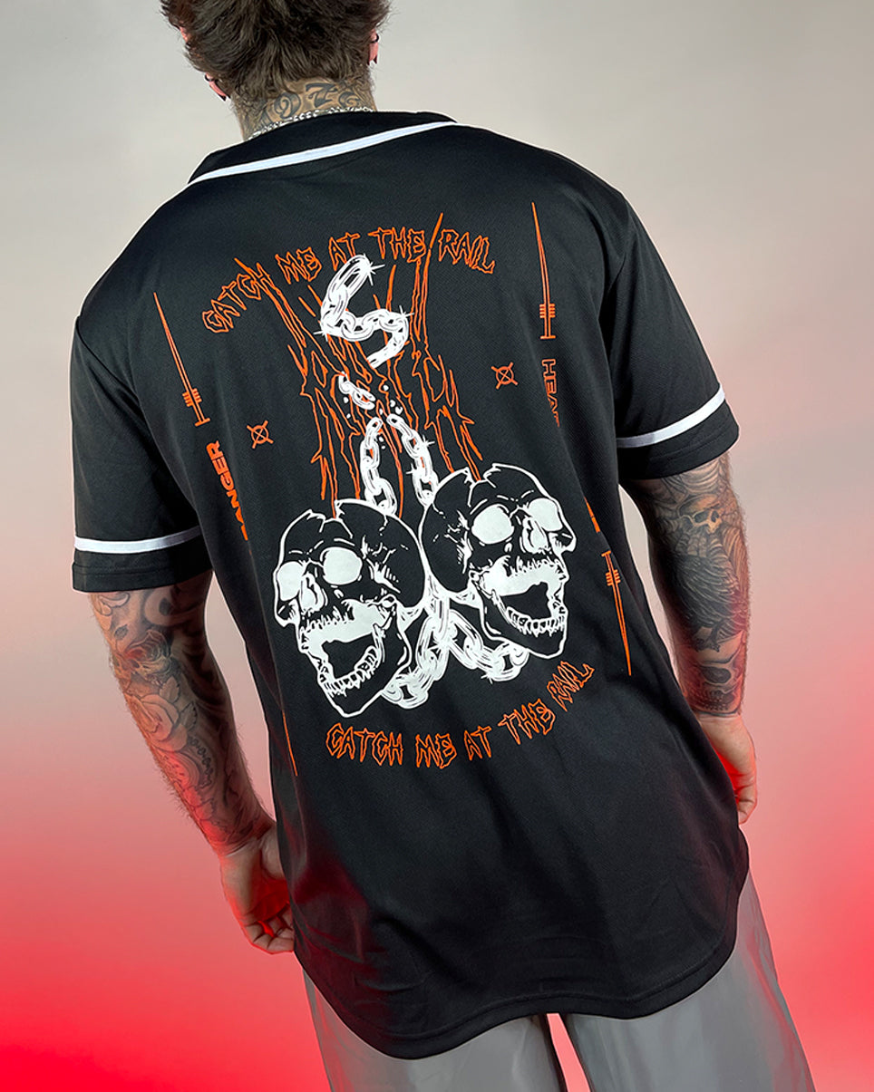 Catch Me At The Rails Headbanger Black Jersey