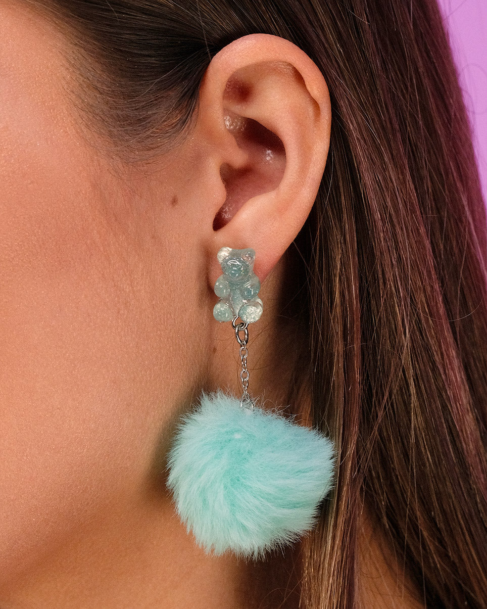 Your Teddy Gummy Bear Plush Earrings