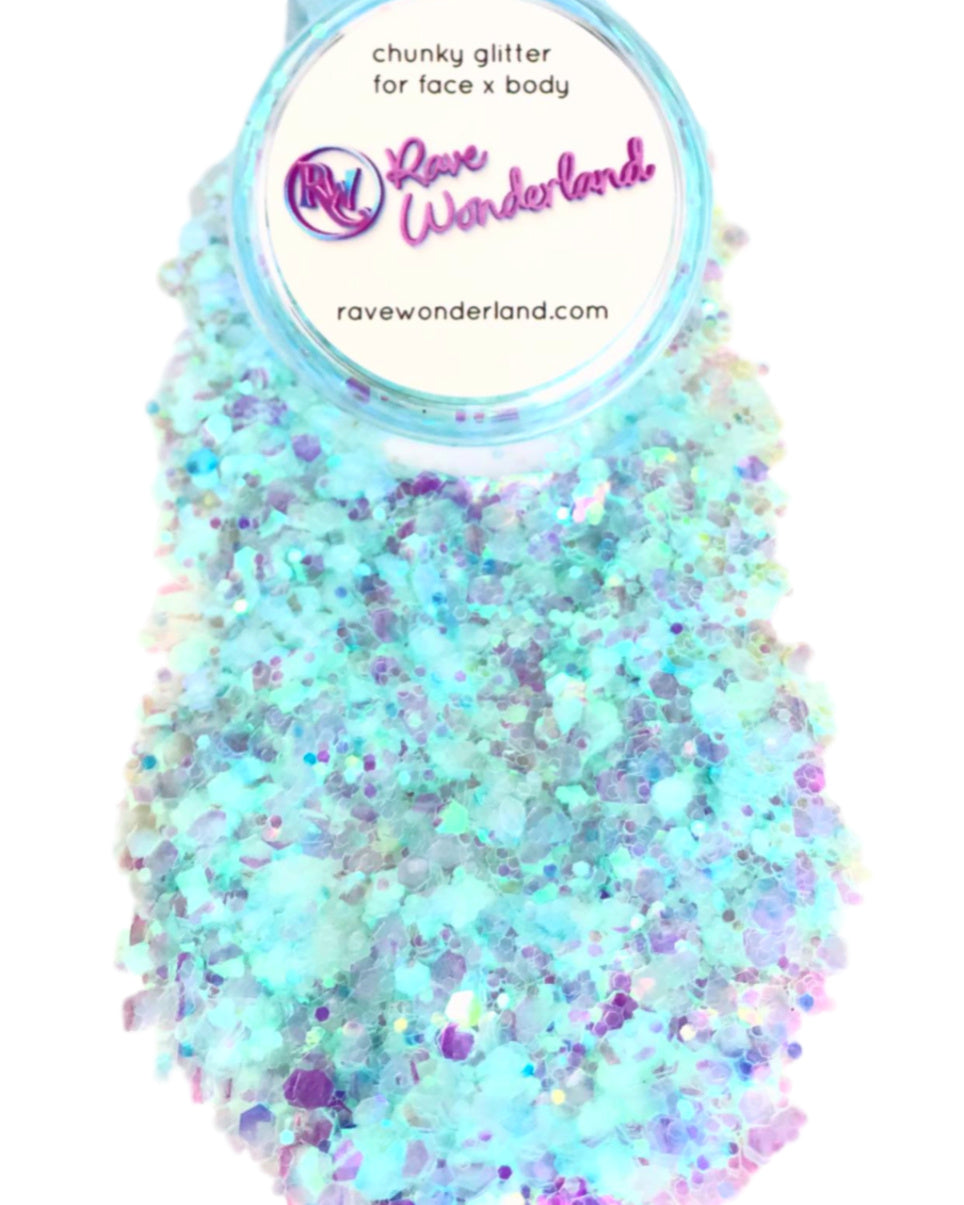 Blue Sky Action Translucent Glitter