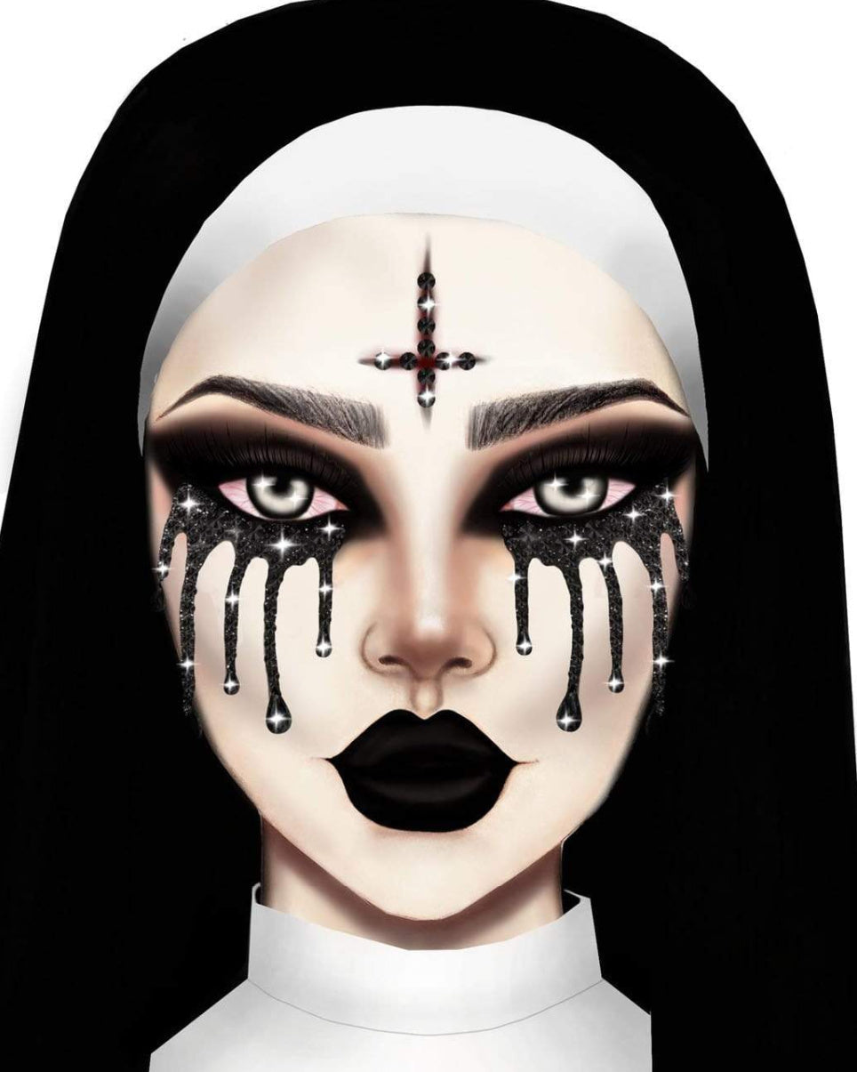 Possessed Nun Face Jewels