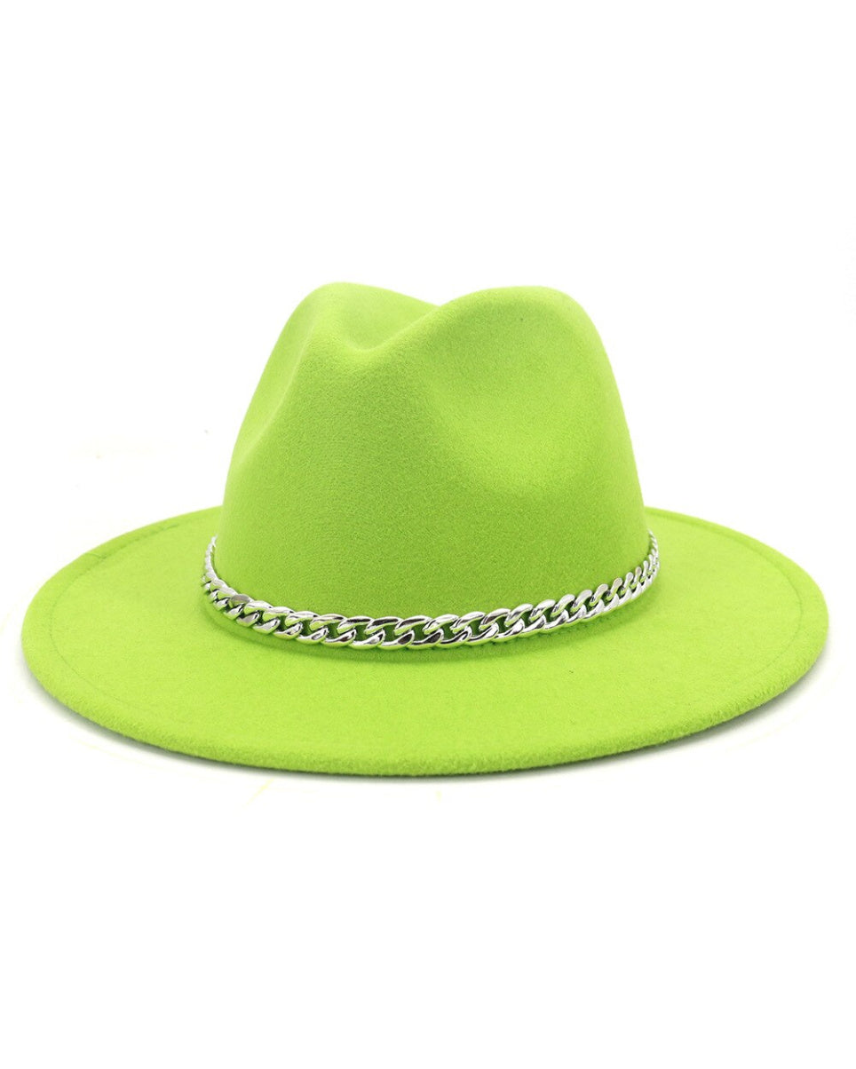 Wide Brim Fedora Hat