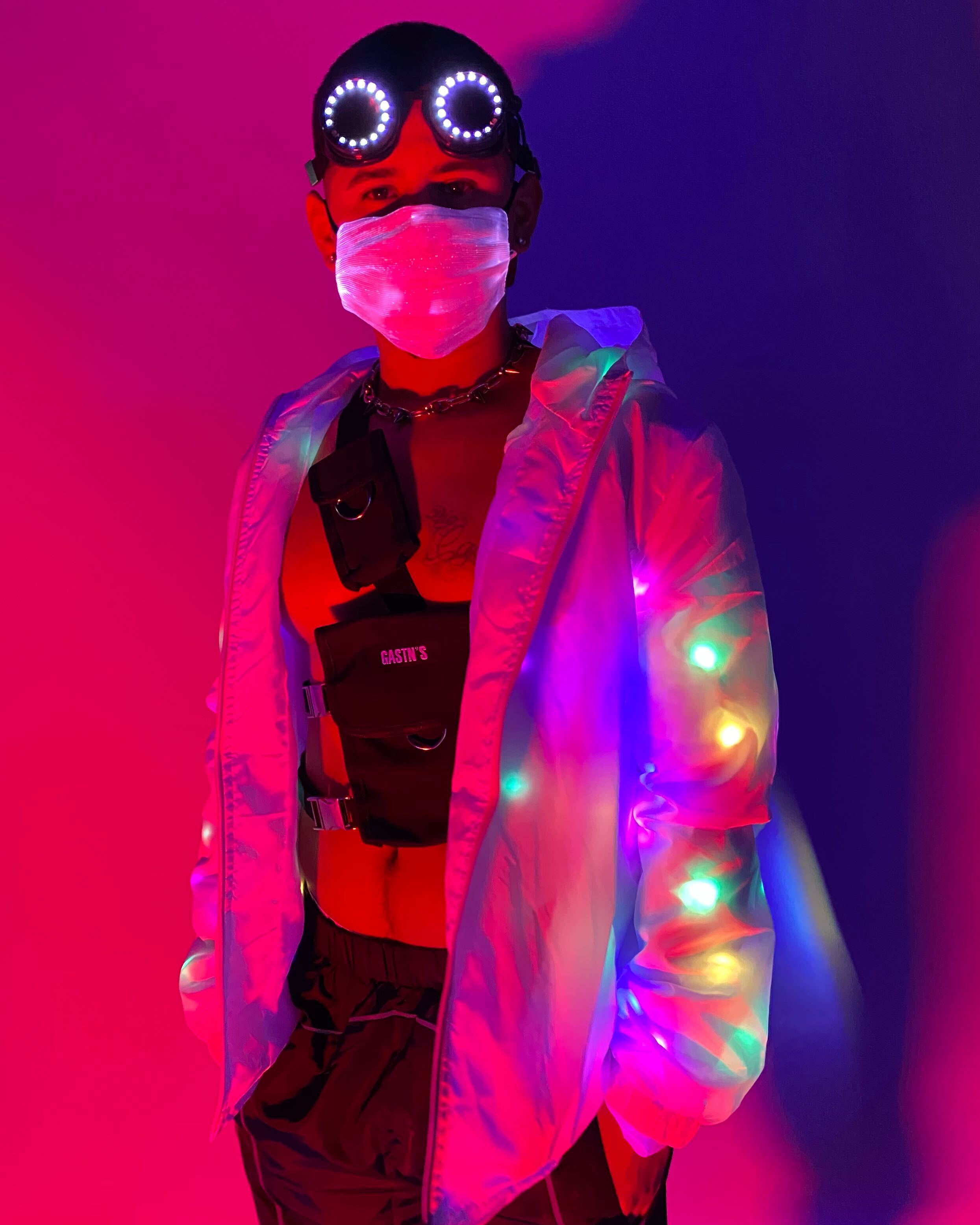 Get Flashy LED Windbreaker
