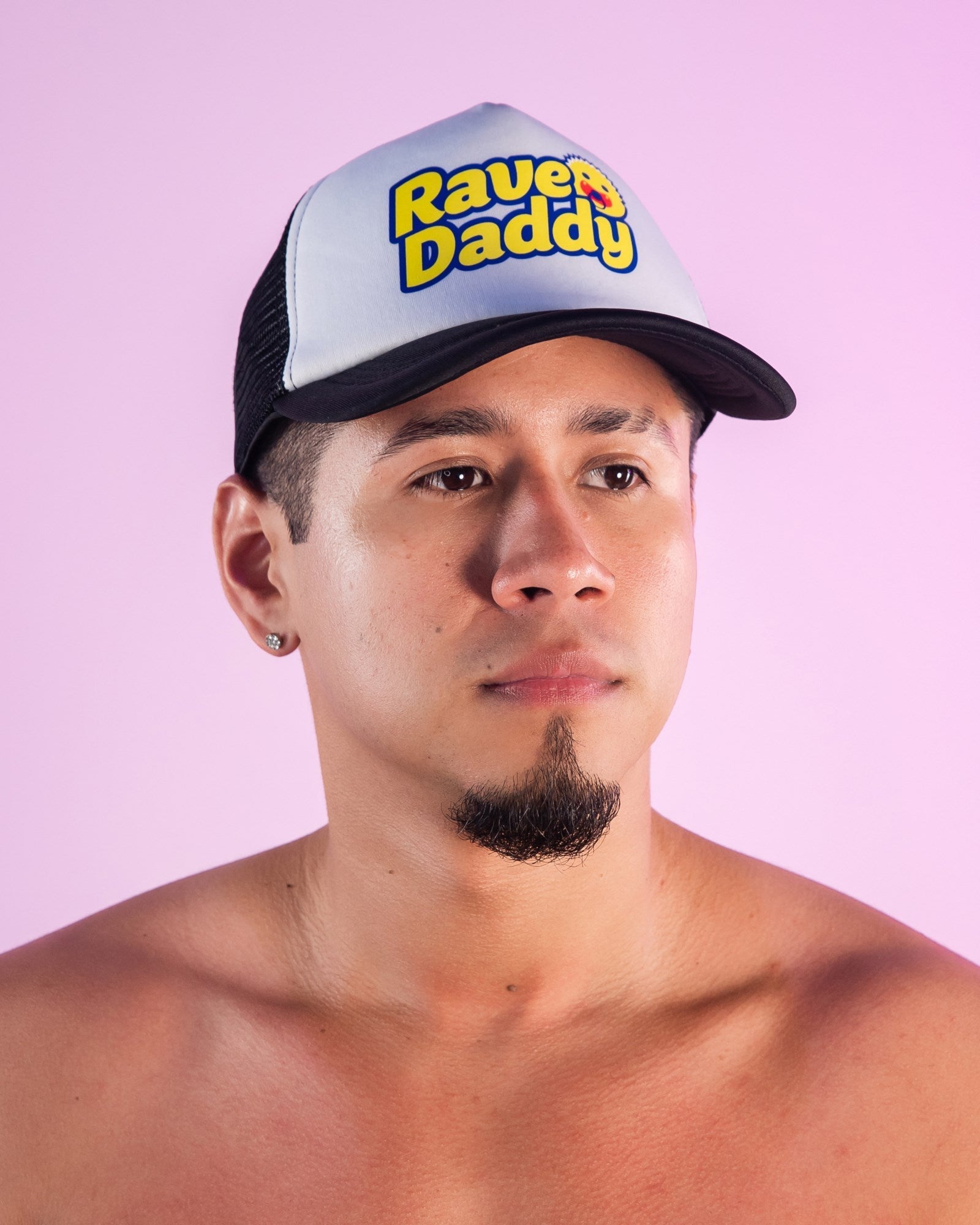 Rave Daddy Scrub Clean Black Trucker Hat