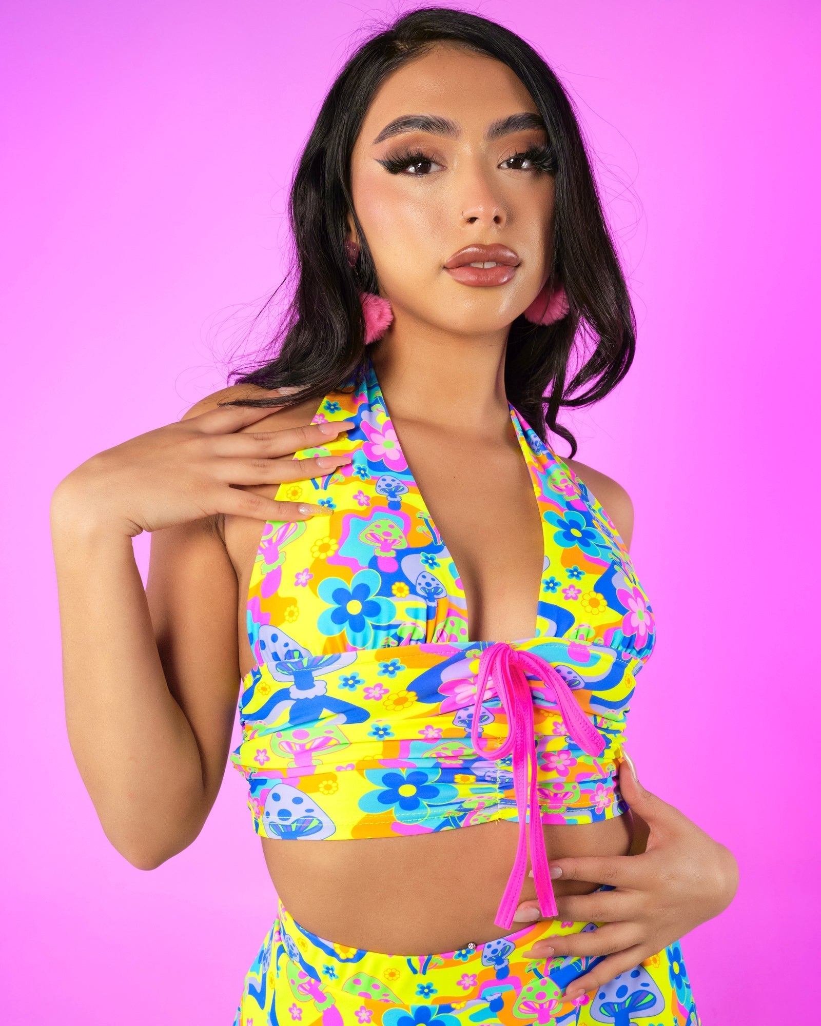 Psychedelic Psilocybin Halter Top