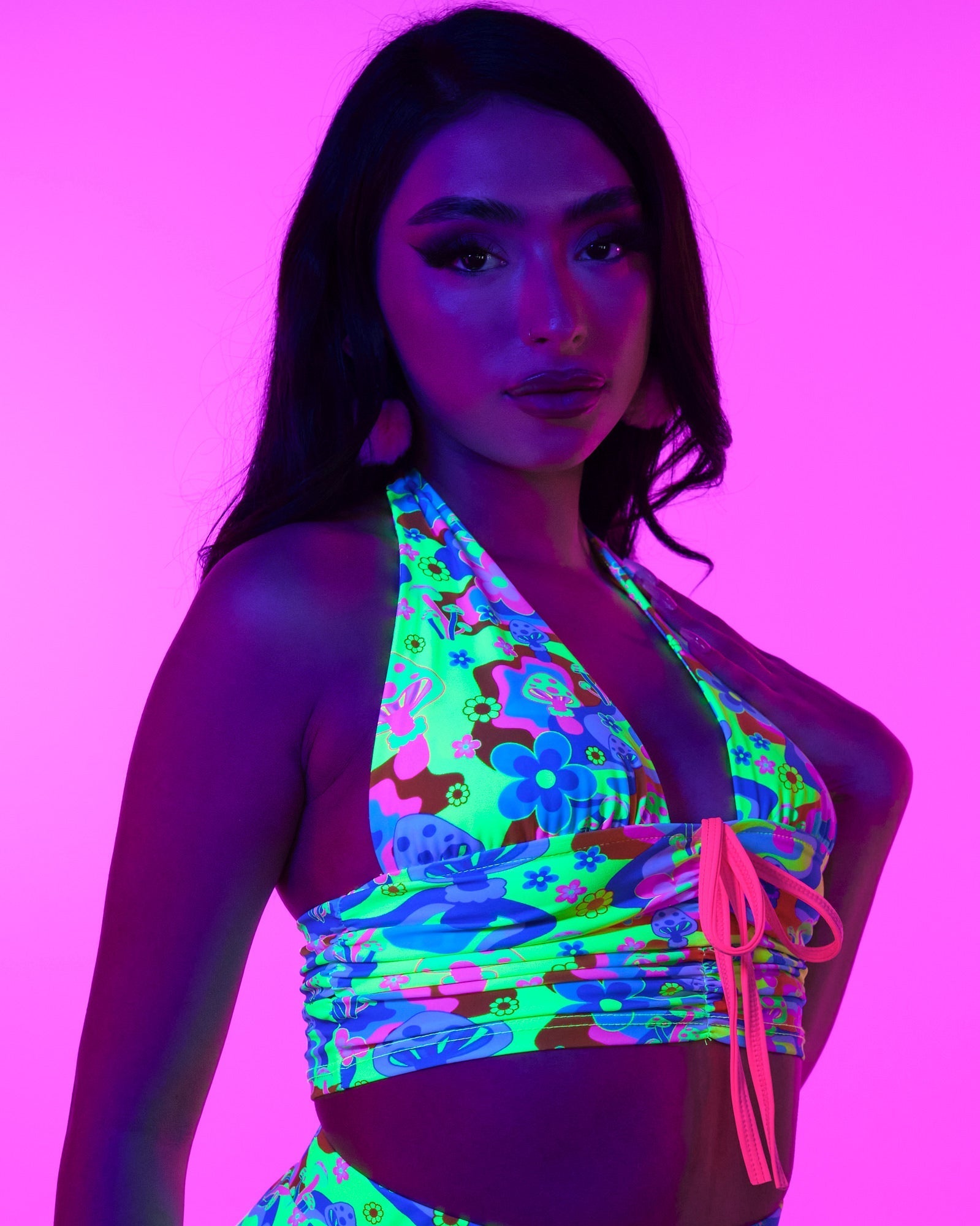Psychedelic Psilocybin Halter Top