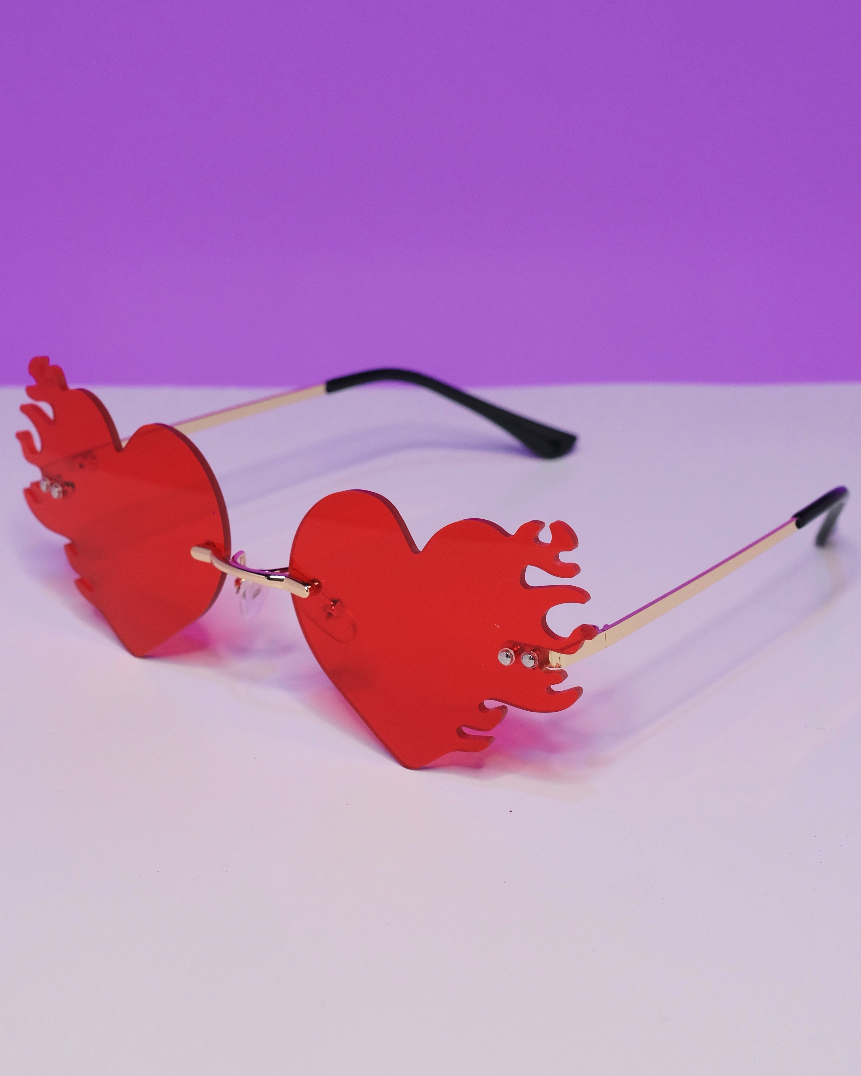 Heart on Fire Sunglasses
