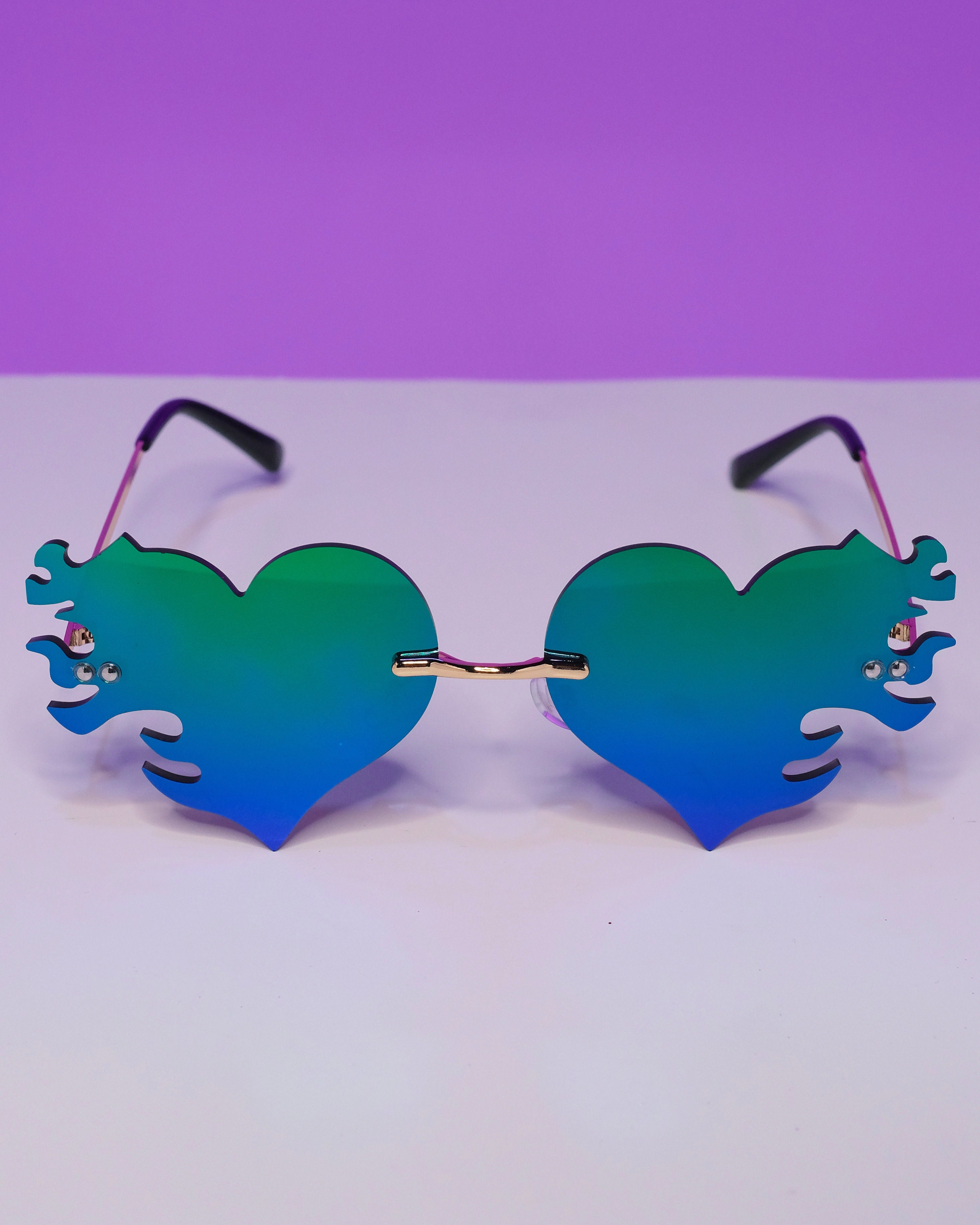 Heart on Fire Sunglasses