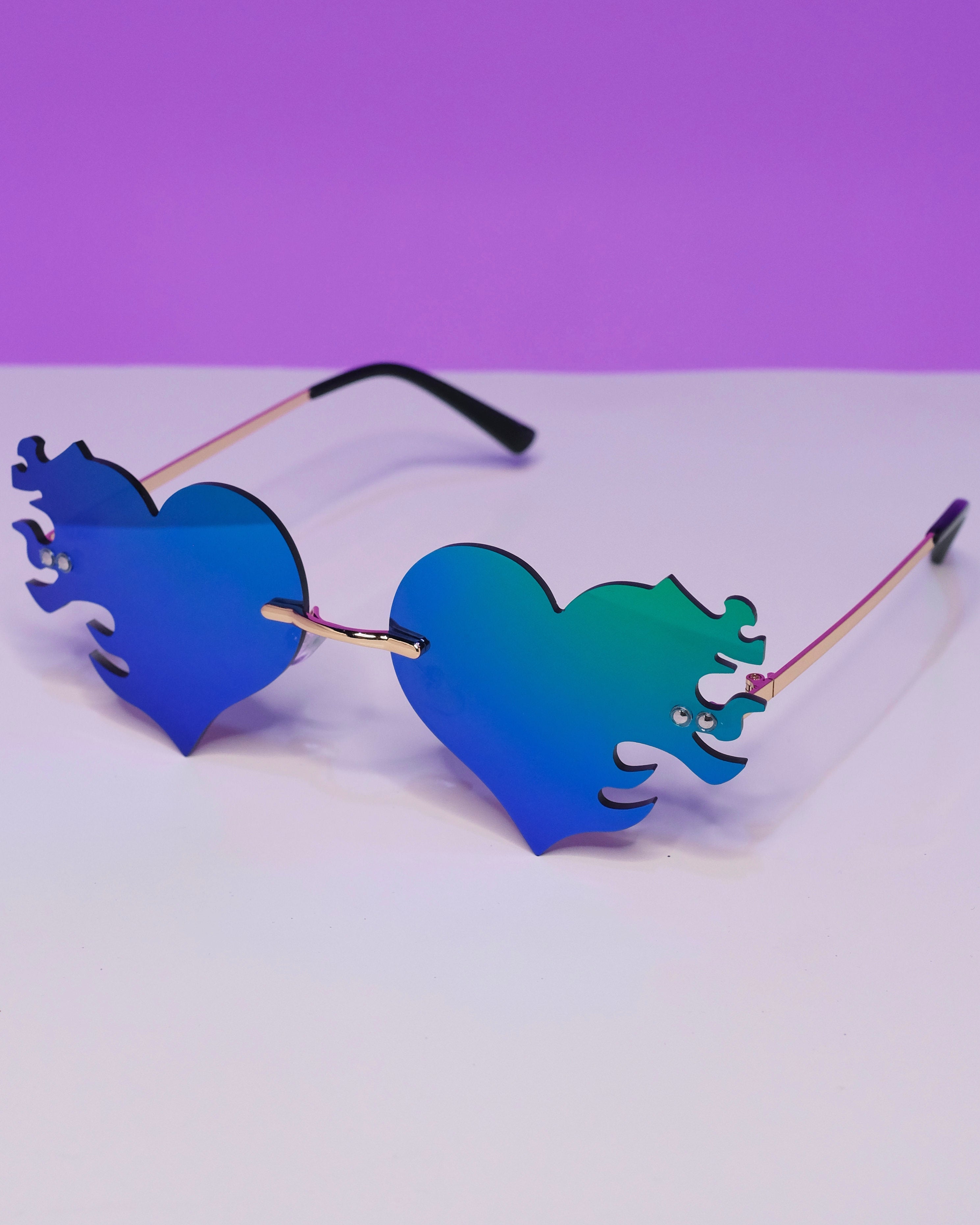 Heart on Fire Sunglasses
