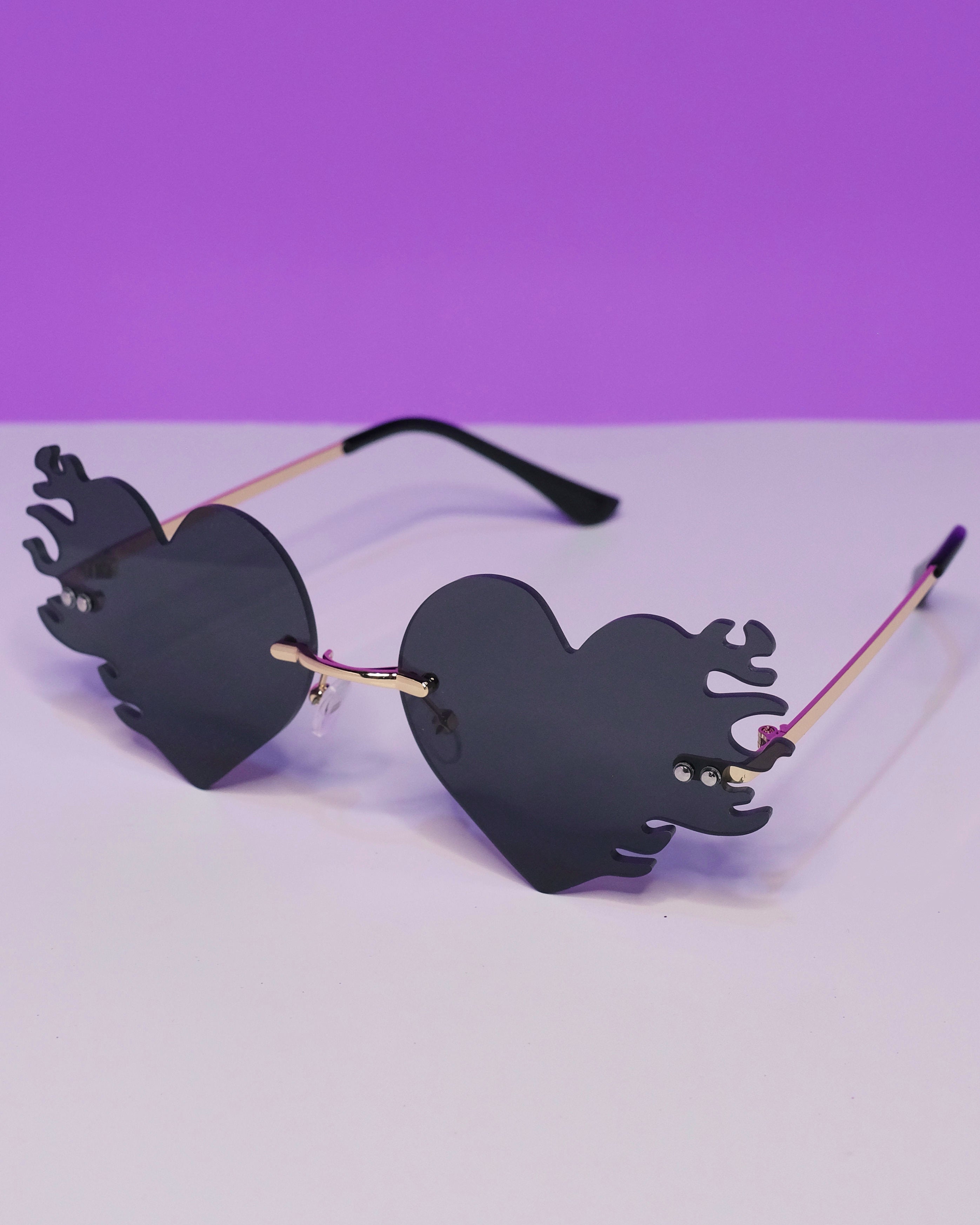 Heart on Fire Sunglasses