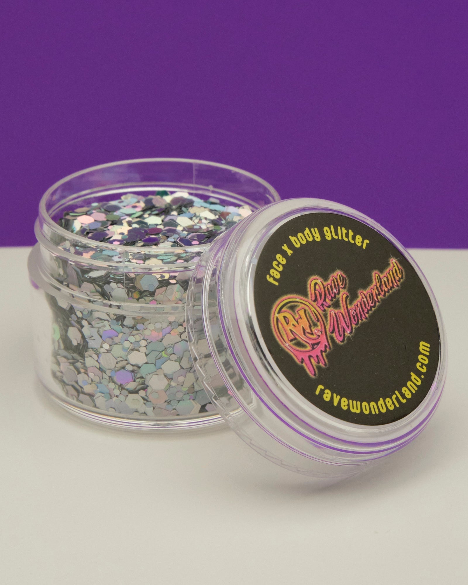 Silver Chunk Body and Face Festival Glitter