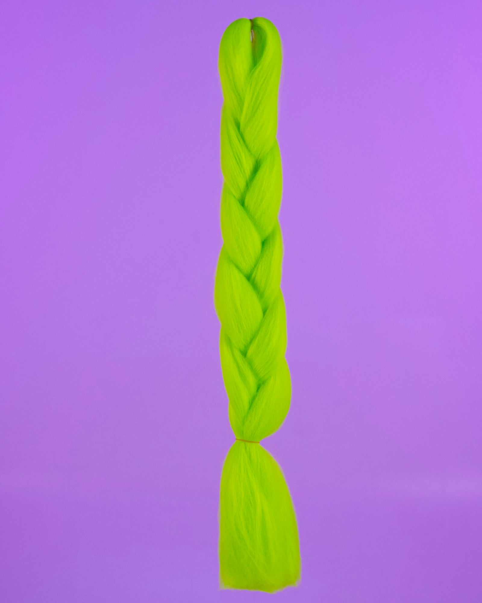 24" Neon Yellow Braiding Hair Extensions