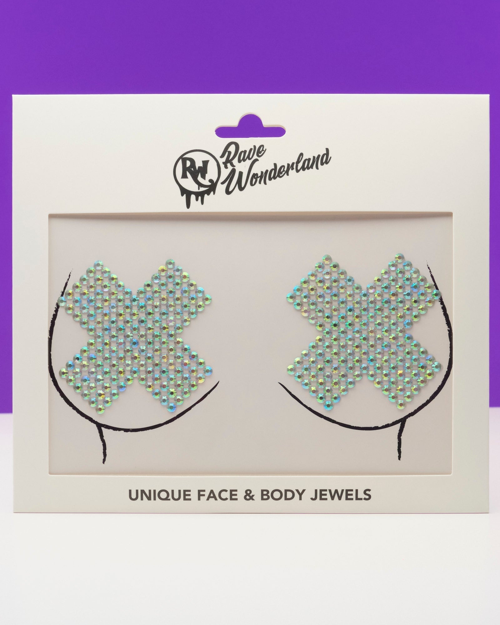 X Rhinestone Self-Adhesive Jewel Pasties