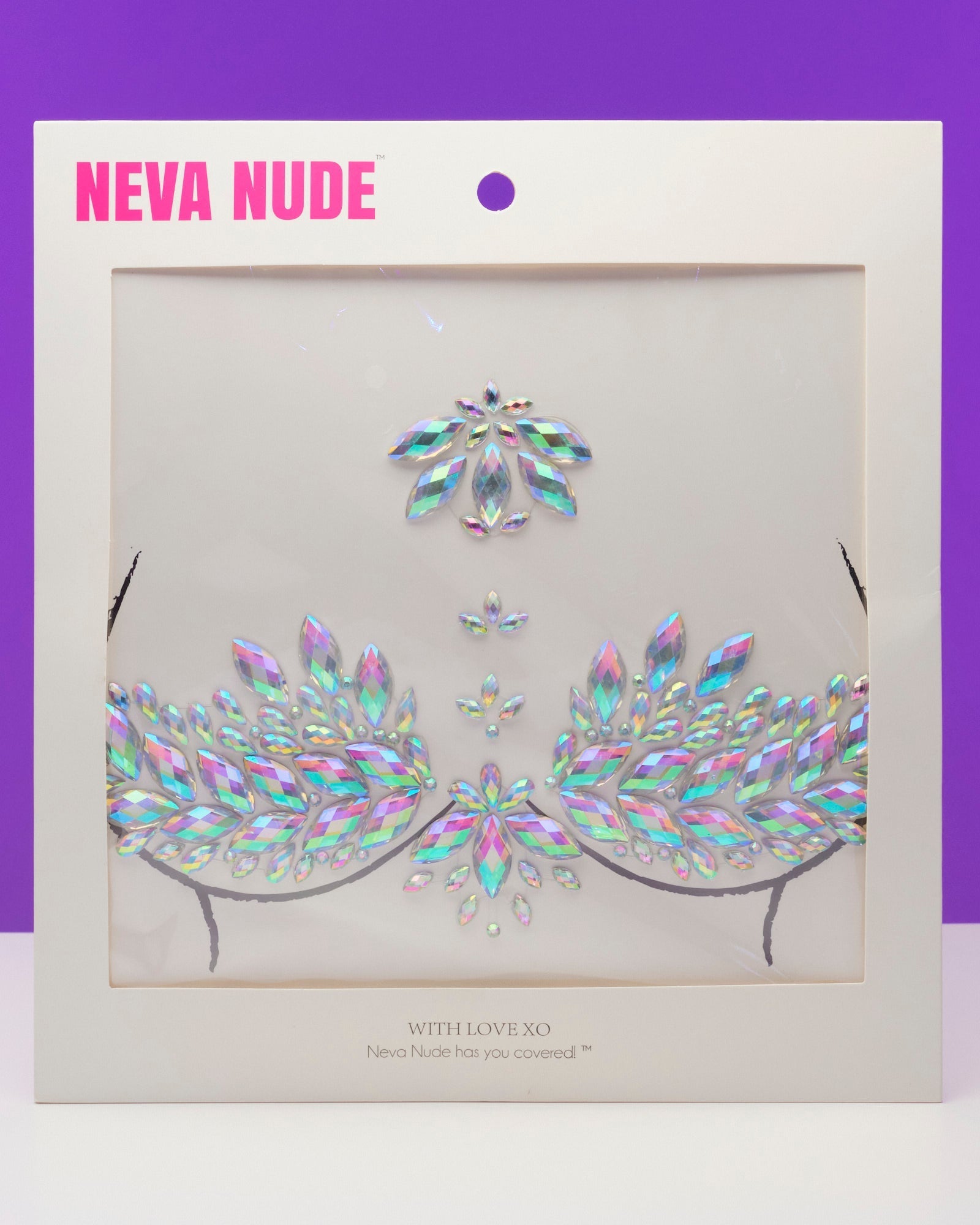Ever Clear Iridescent Jewel Pasties