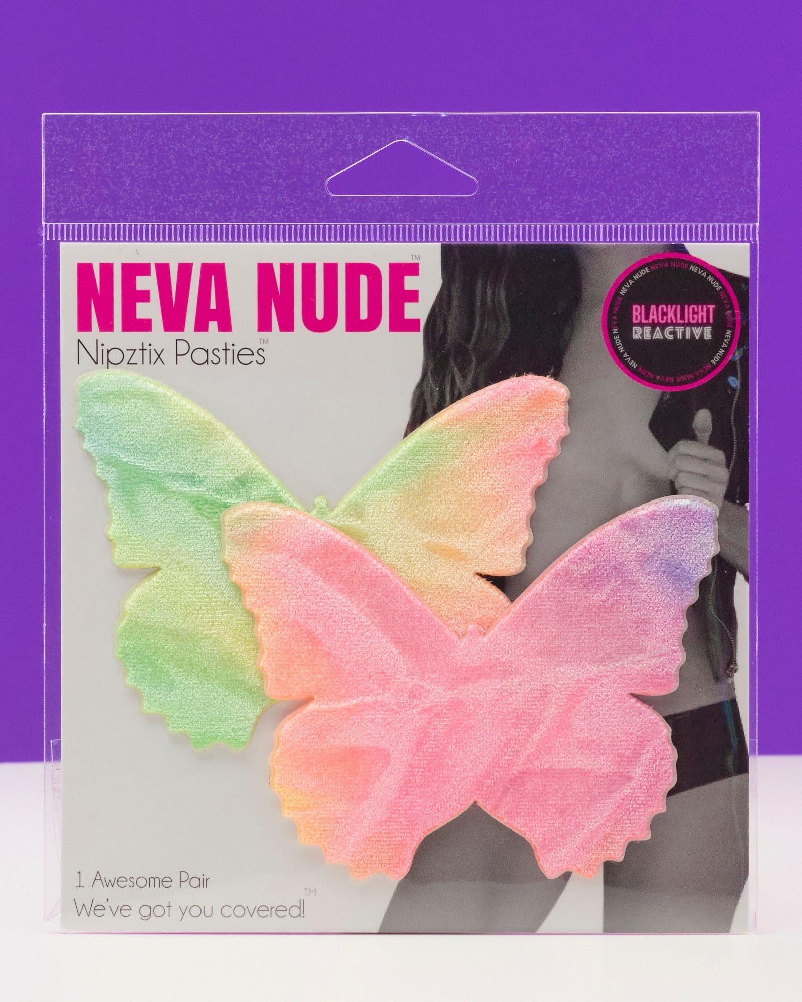 Rainbow Sherbet Butterfly Pasties